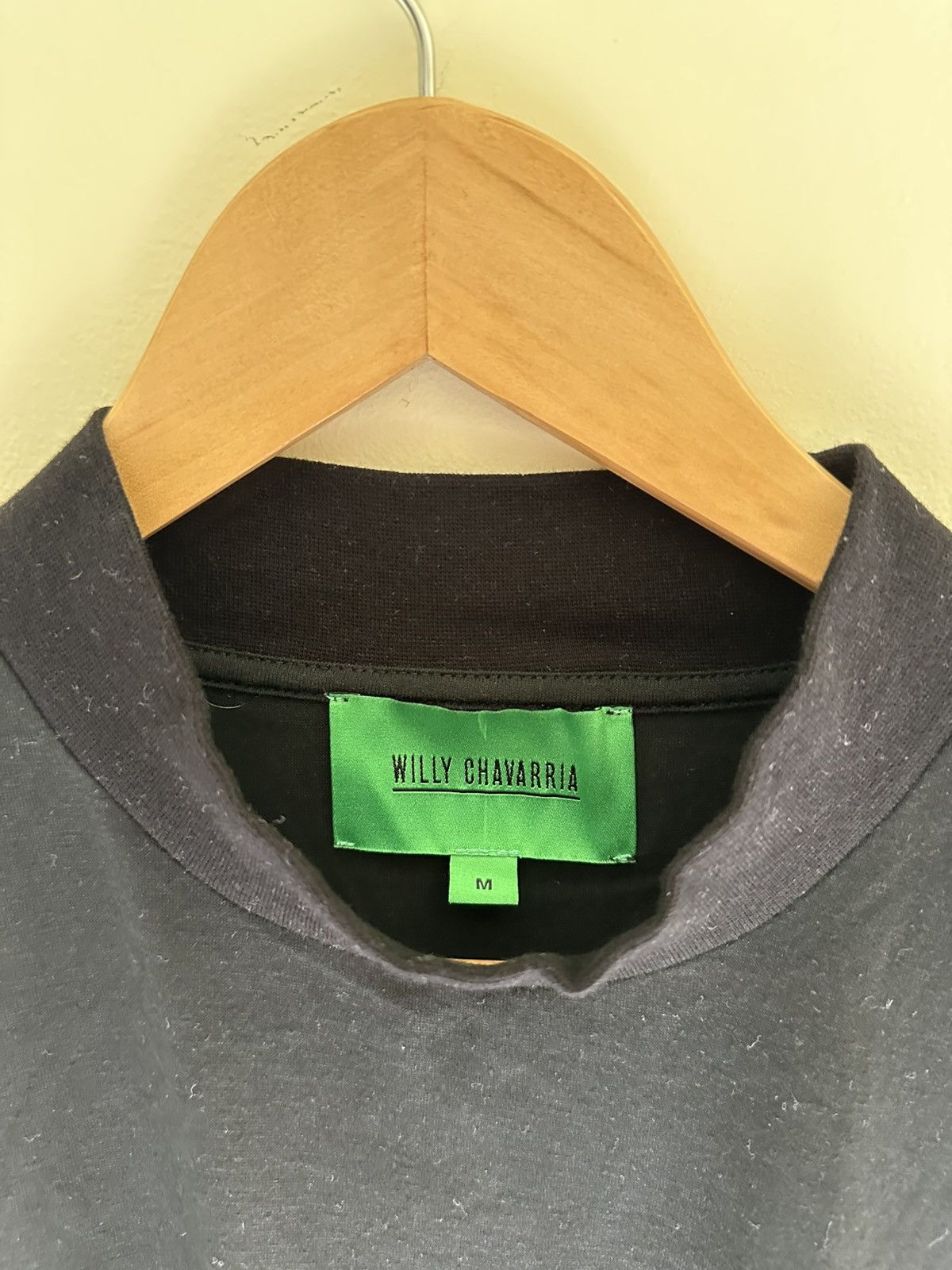 Willy Chavarria Willy Chavarria Black Long Sleeve Tee Size US M / EU 48-50 / 2 - 3 Thumbnail