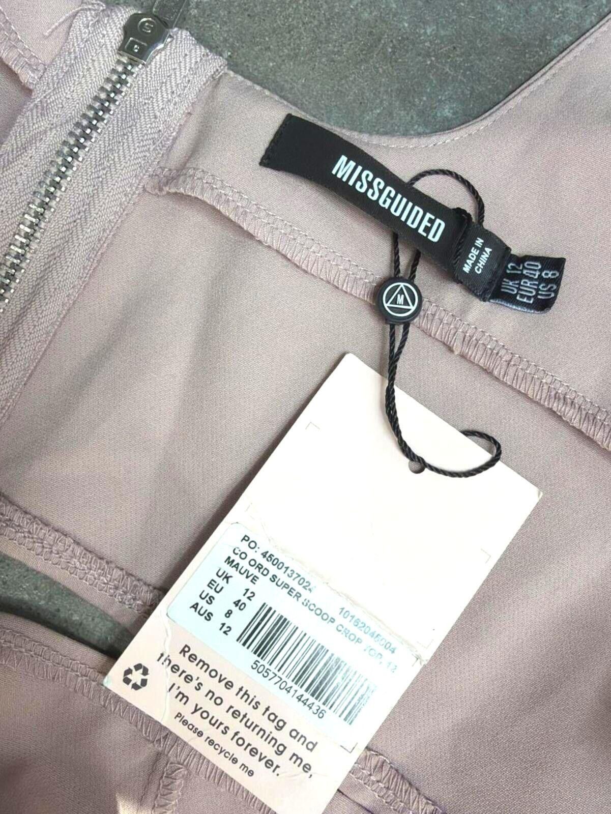 Other MISGUIDED Taupe Crop Top NWT Minimalist Y2K Bralette Tank Size ONE SIZE - 5 Thumbnail