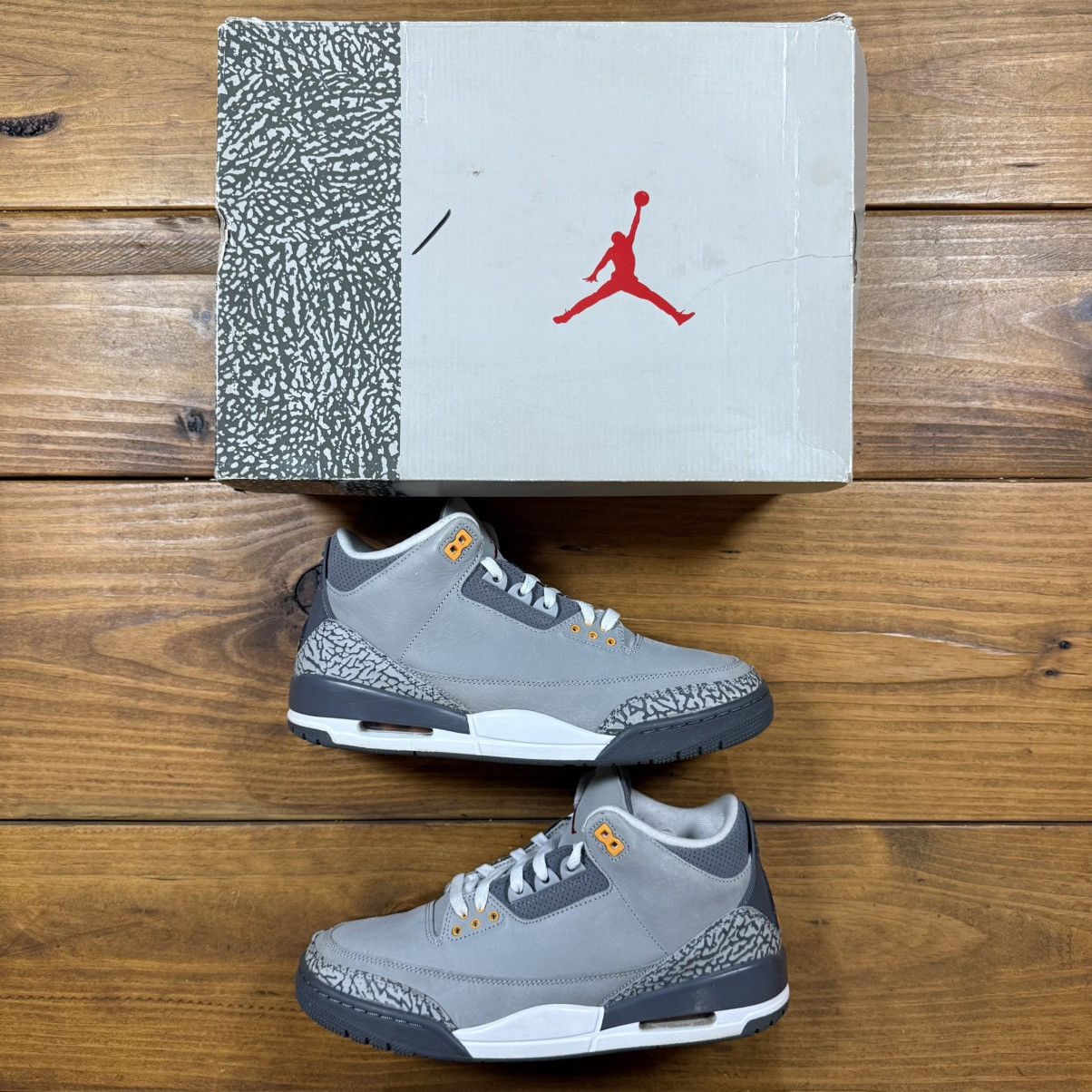 Jordan Brand Jordan 3 Retro Cool Grey 2021 Size US 10.5 / EU 43-44 - 1 Thumbnail