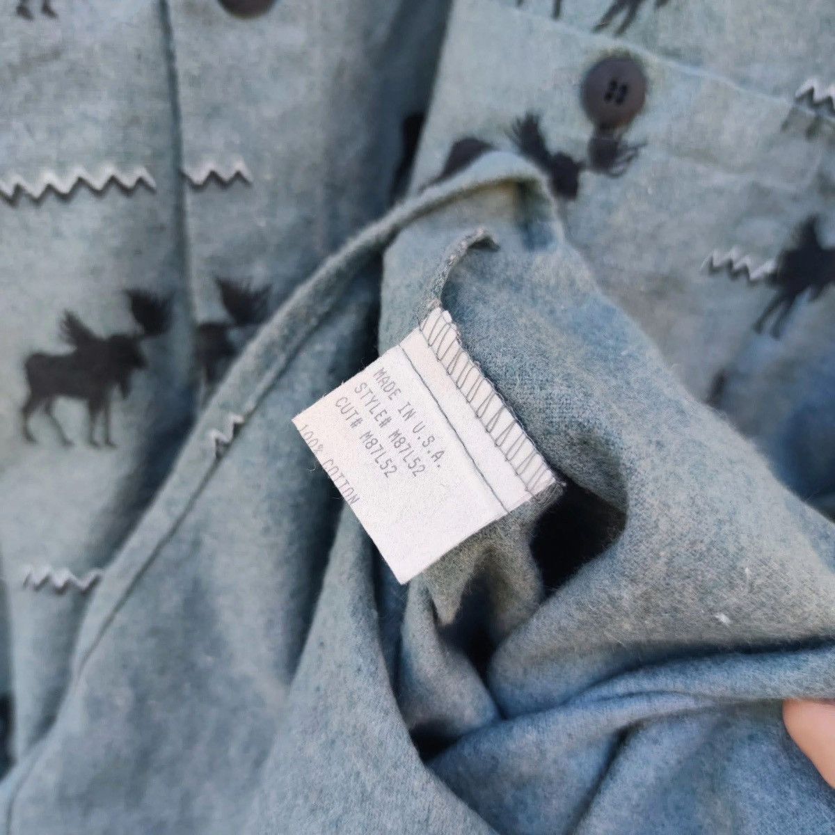 Vintage Vintage True Grit Gray Midweigh Moose Flannel Shir Size US XL / EU 56 / 4 - 5 Thumbnail