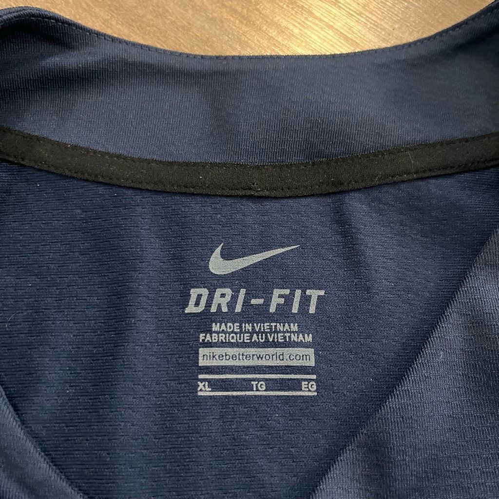 Nike Nike Arizona Navy Athletic Baseball Shirt Men XL Bin N-46 Size US XL / EU 56 / 4 - 4 Thumbnail