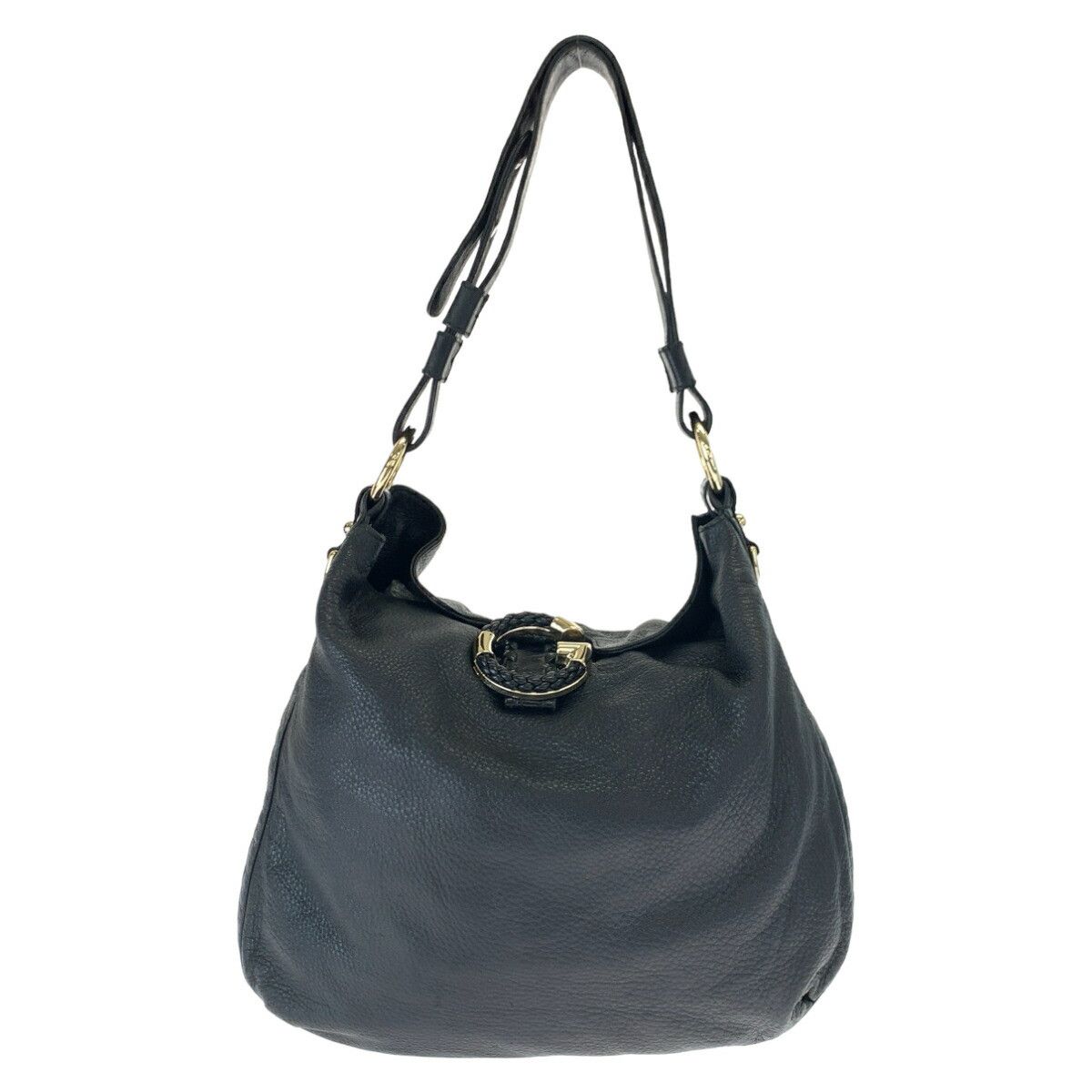 Gucci Gucci Gucci G Wave Embossed Leather Shoulder Bag Leather Shoulder Bag 232931 DUTY FREE for USA Size ONE SIZE - 1 Thumbnail