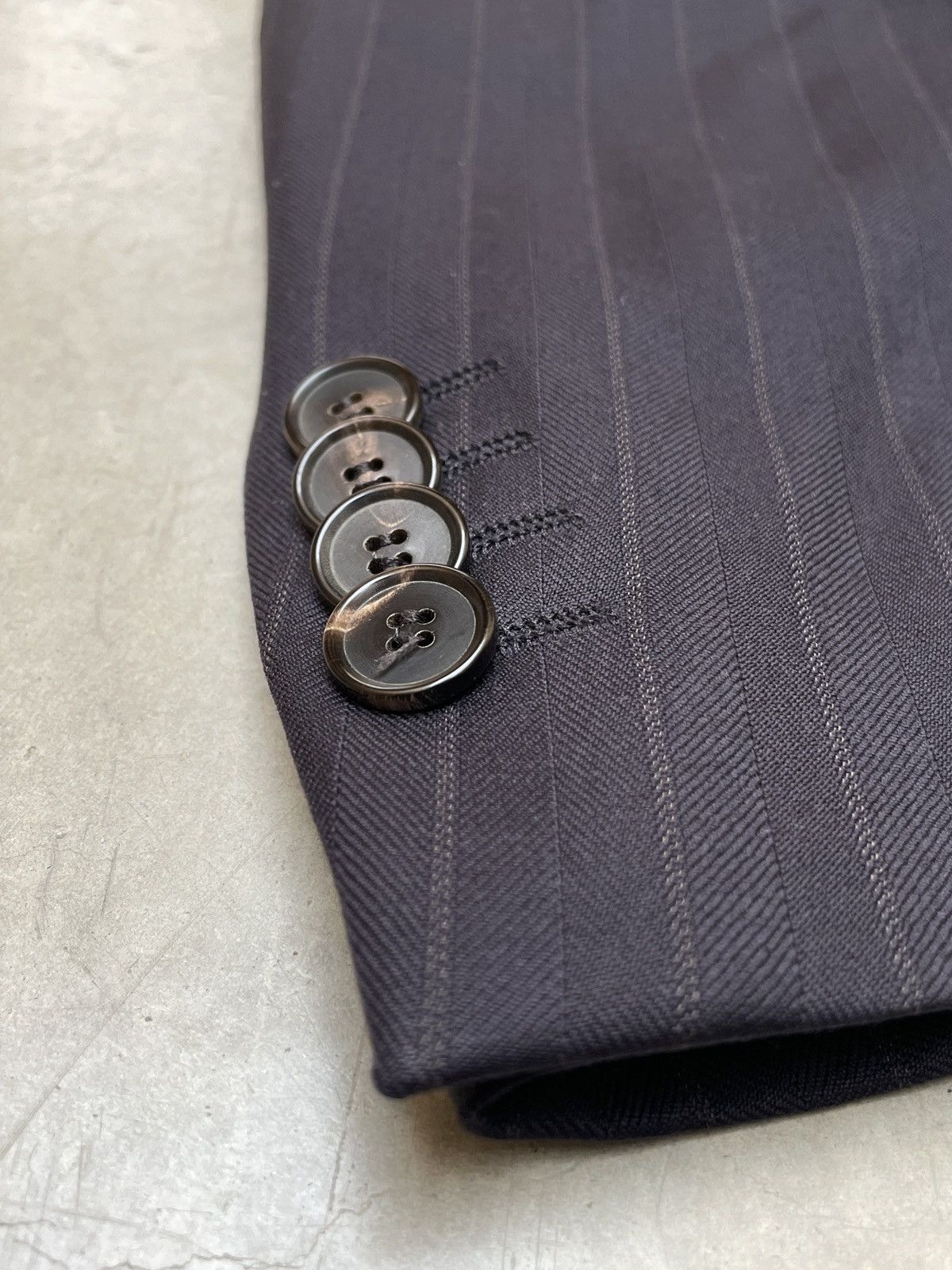 Pierre Cardin Lanificio Zegna Pierre Cardin Super120s Pinstripe Blazer XL Size 46R - 11 Thumbnail