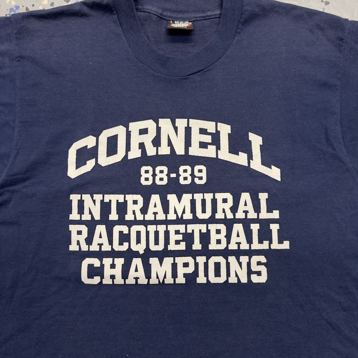 Other Vintage 80s Screen Stars 1989 Cornell Champions Shirt USA L Size US L / EU 52-54 / 3 - 3 Thumbnail