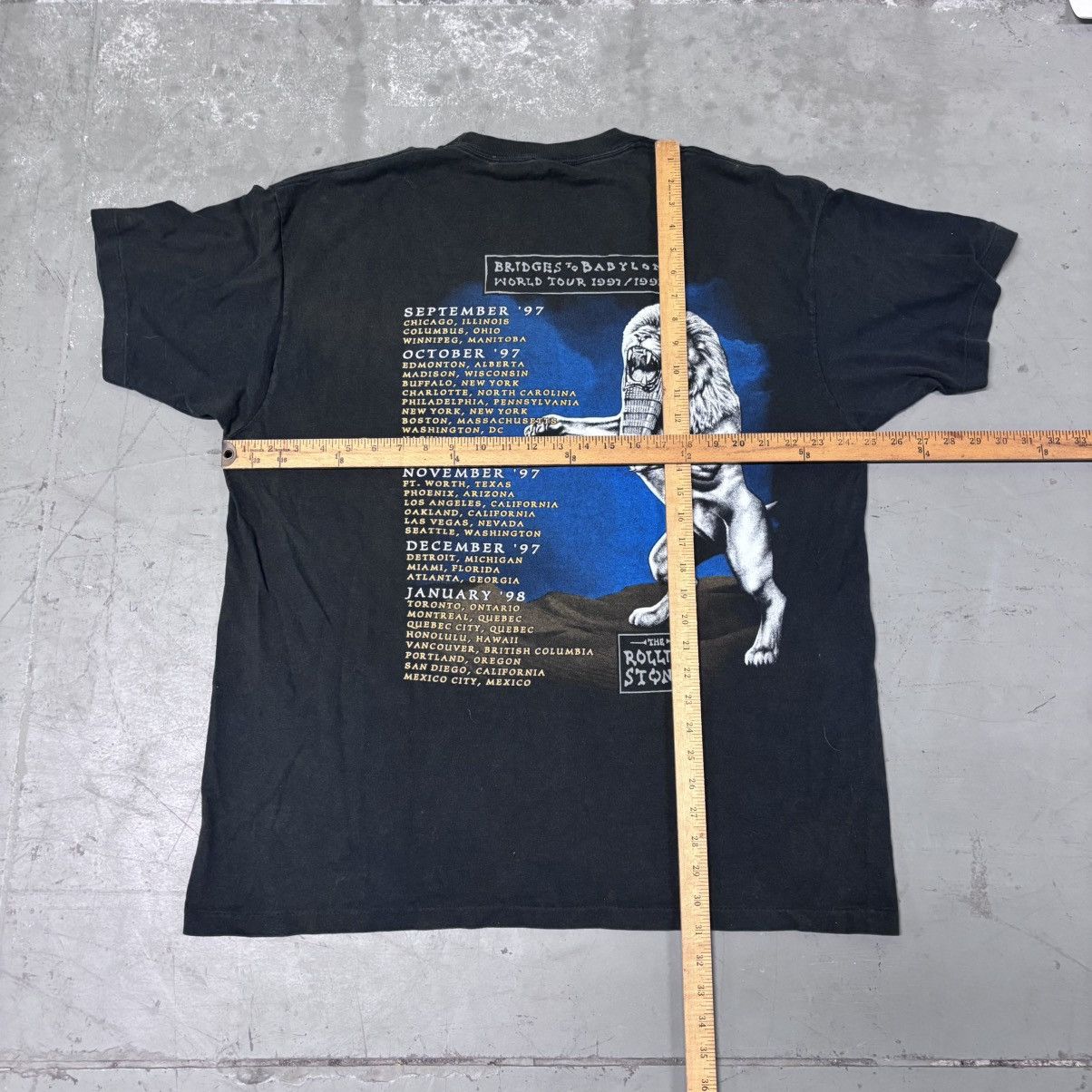 Band Tees × The Rolling Stones × Vintage Vintage The Rolling Stones Shirt 2XL 90s Bridges To Babylon Size US XXL / EU 58 / 5 - 6 Thumbnail