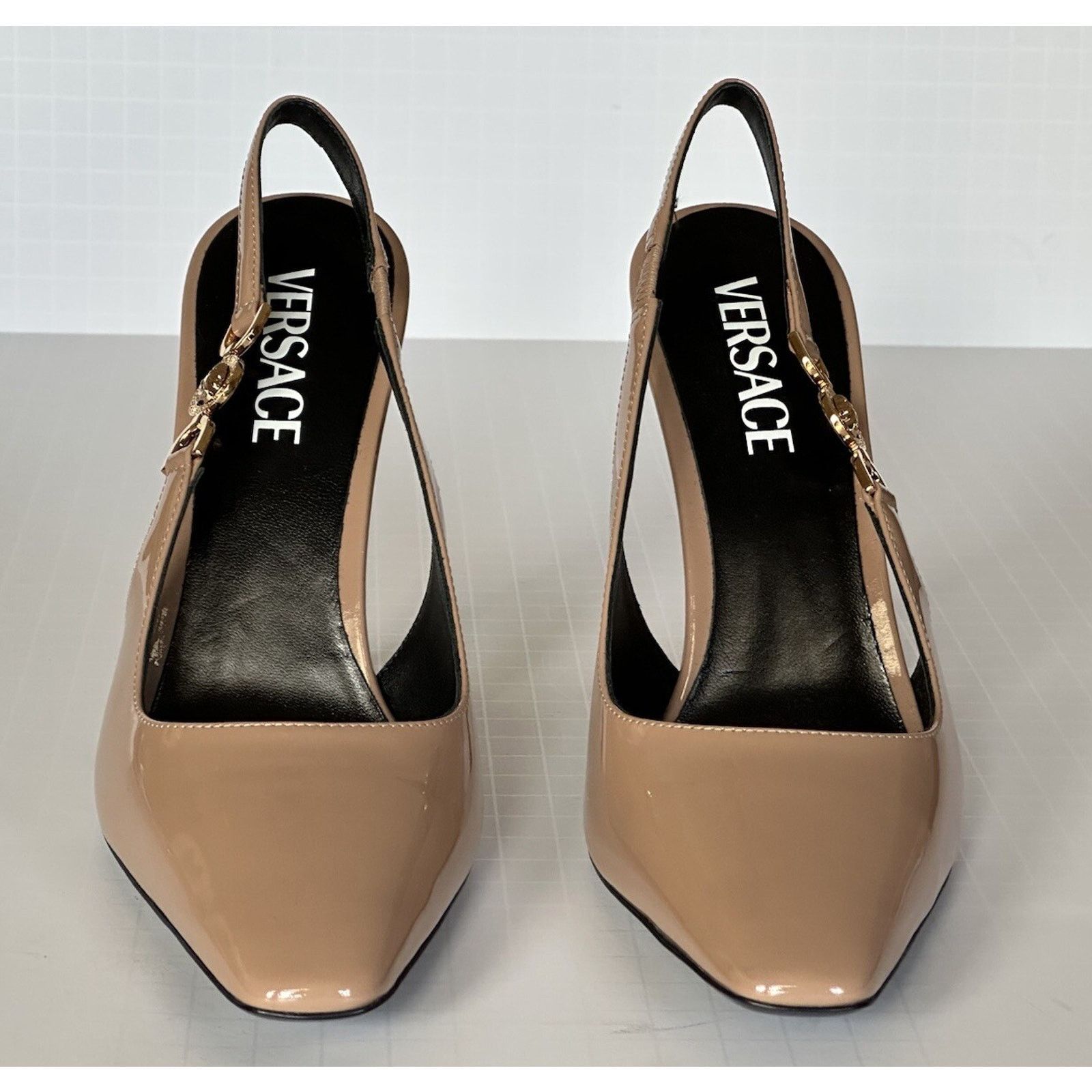Versace Versace Sling Back Leather Pump Shoes Blush 9.5 US 1012127 Size US 9.5 / IT 39.5 - 5 Thumbnail
