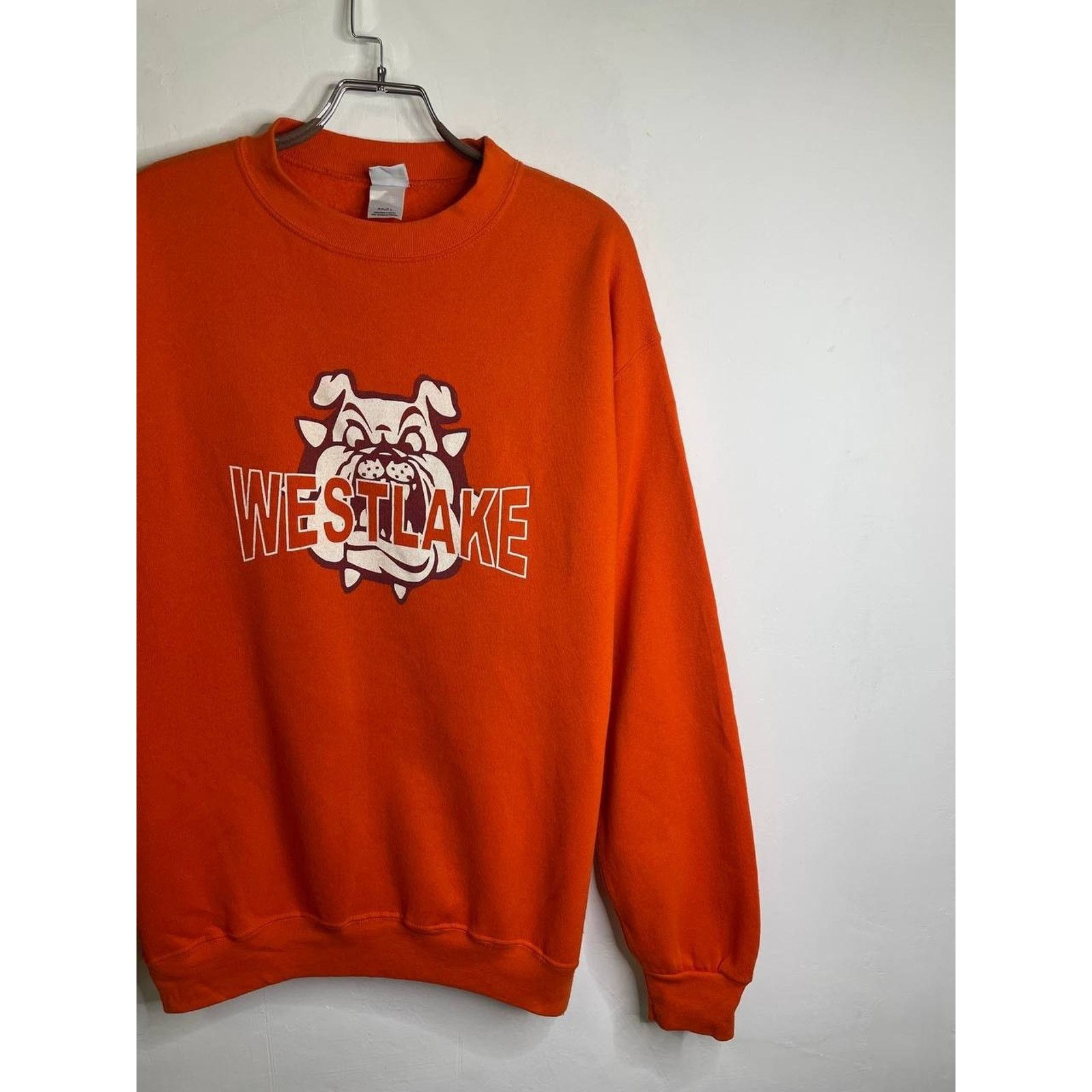 Vintage Vintage Augusta Westlake Bulldogs Orange Sweatshirt Adult L Size US L / EU 52-54 / 3 - 5 Thumbnail