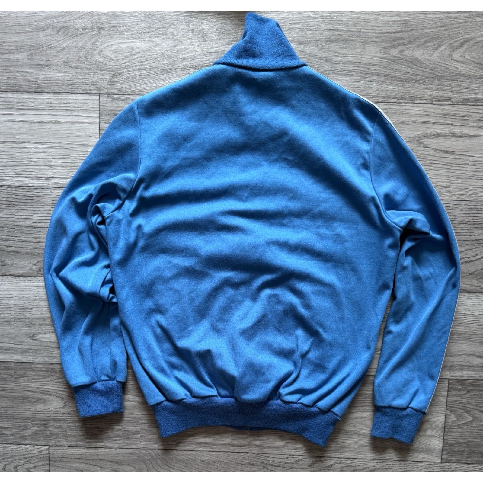 Adidas VINTAGE adidas TRACKSUIT JACKET + OVERALLS JUMPSUIT MEN D50 50 Two Tone Blue/Navy M Size US 34 / EU 50 - 3 Thumbnail