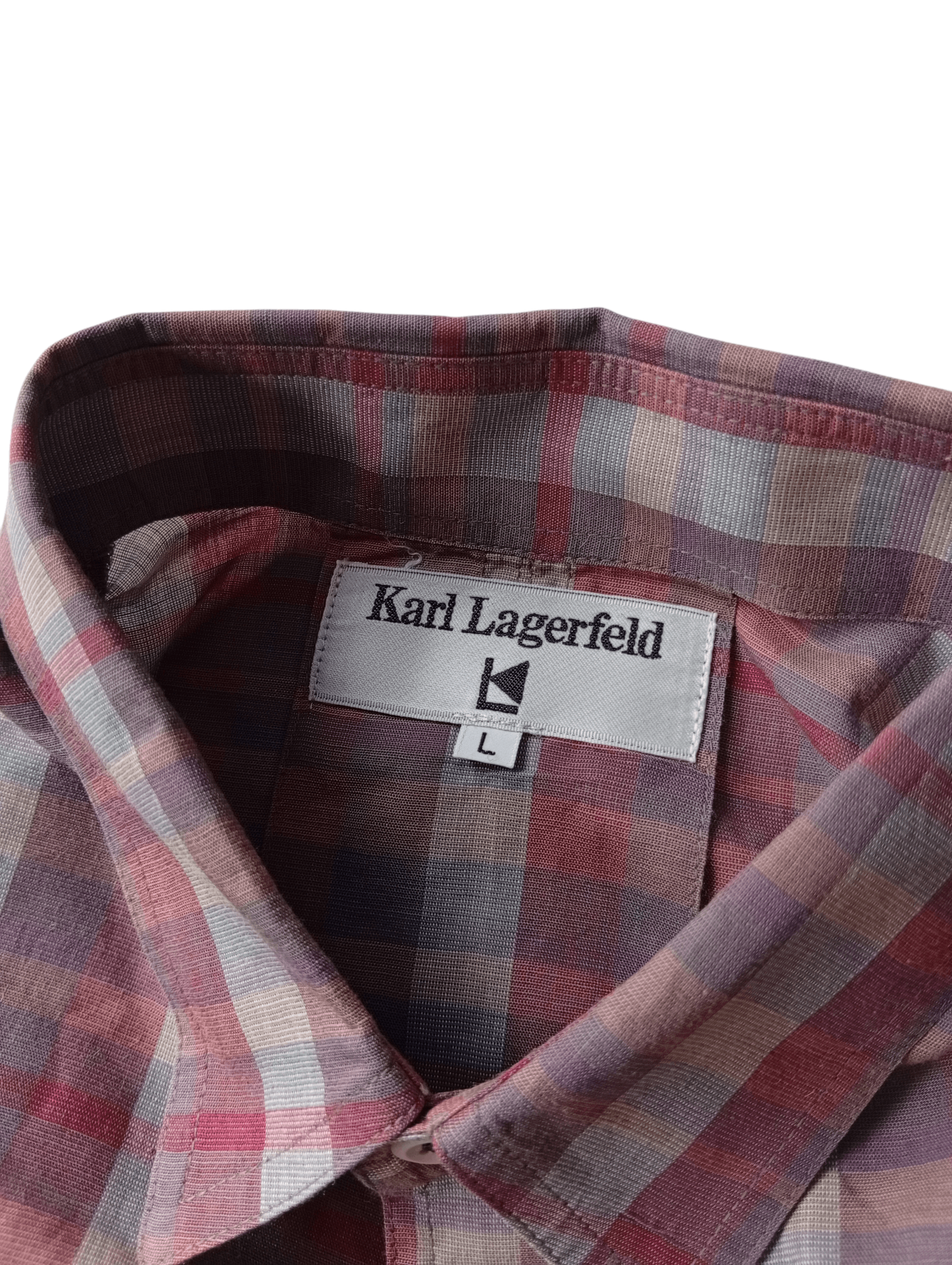 Karl Lagerfeld Vintage Karl Lagerfeld button shirt Size US L / EU 52-54 / 3 - 3 Thumbnail