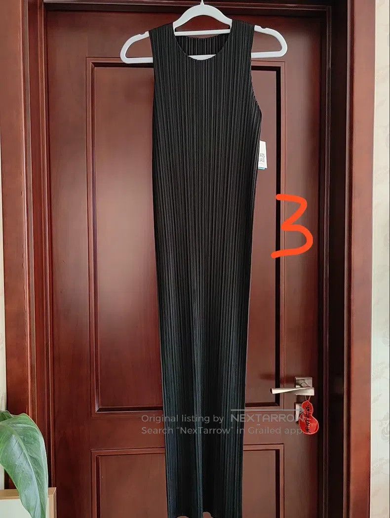 Issey Miyake Issey Miyake Sleeveless Dress, Black Size L / US 10 / IT 46 - 1 Thumbnail