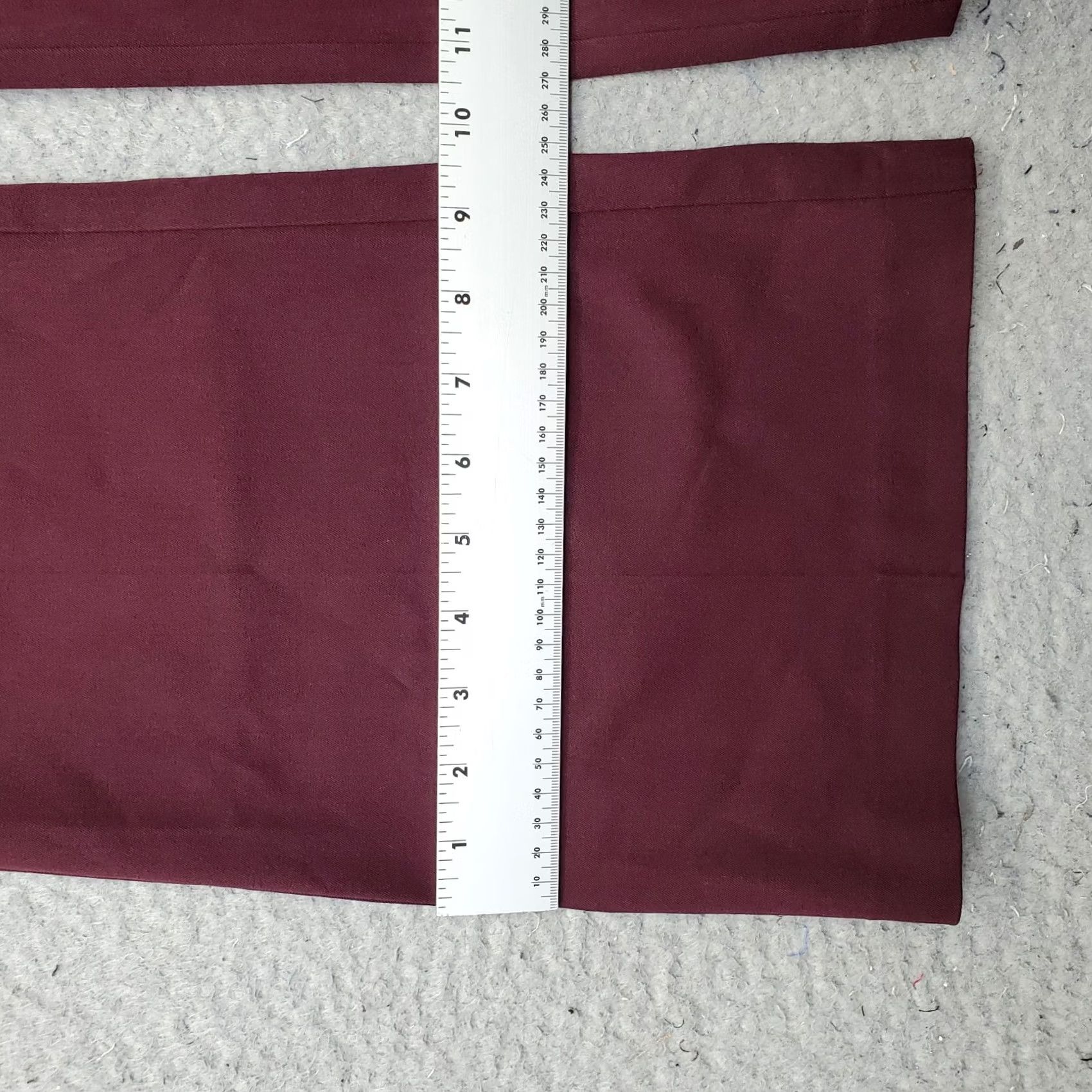 Loft LOFT The Sutton Ankle Flare Pants Womens 2 Burgundy Stretch Regular Flat Front Pants Size 26" / US 2 / IT 38 - 5 Thumbnail