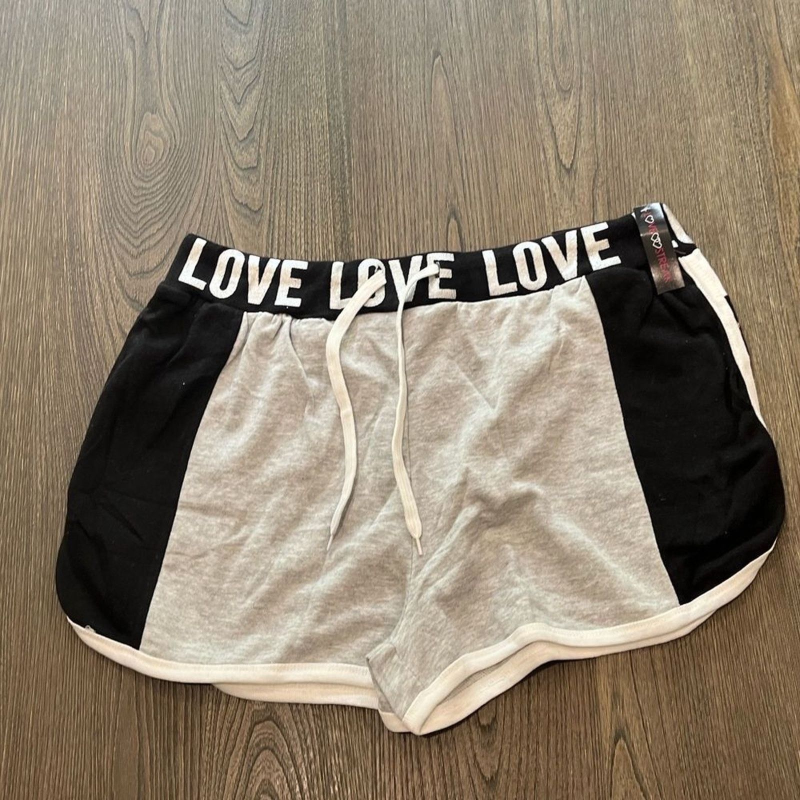 Vintage NWT Love Streak Womens Cotton Track Gym Shorts Size 3X Size 42" / US 20 - 1 Thumbnail