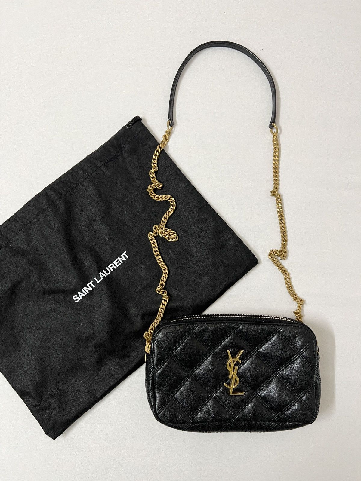 Yves Saint Laurent YSL Yves Saint Laurent Becky Double Zip Crossbody