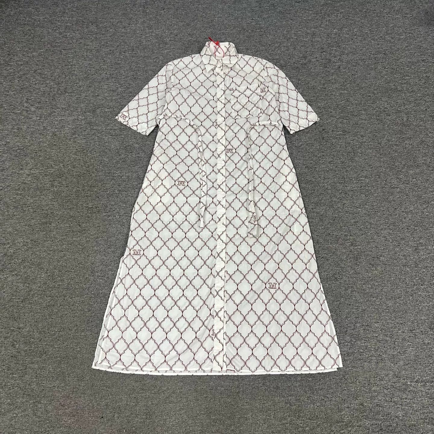 Max Mara Maxmara Logo Print Dress 34 Size XXS / US 00 / IT 34 - 1 Thumbnail