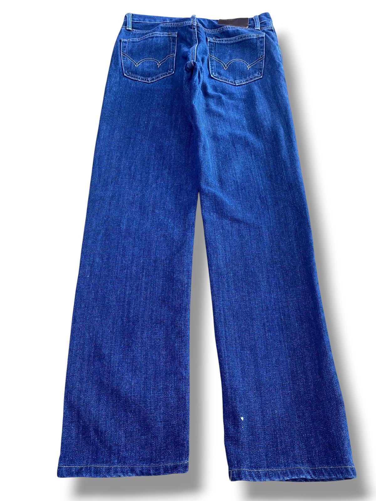 Edwin Vintage Edwin 503 Dark Blue Wash Style Straight Cut Jeans Size US 28 / EU 44 - 3 Thumbnail