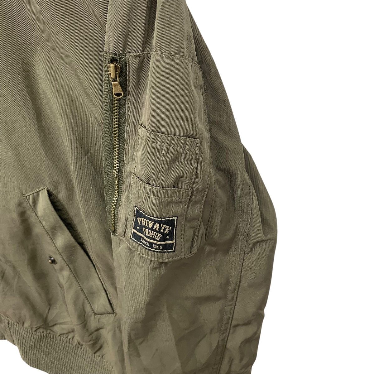 Other PRIVATE PAUSE JAPAN MA-1 Fighter Bomber Jacket Zipper Pilot Size M / US 6-8 / IT 42-44 - 9 Thumbnail