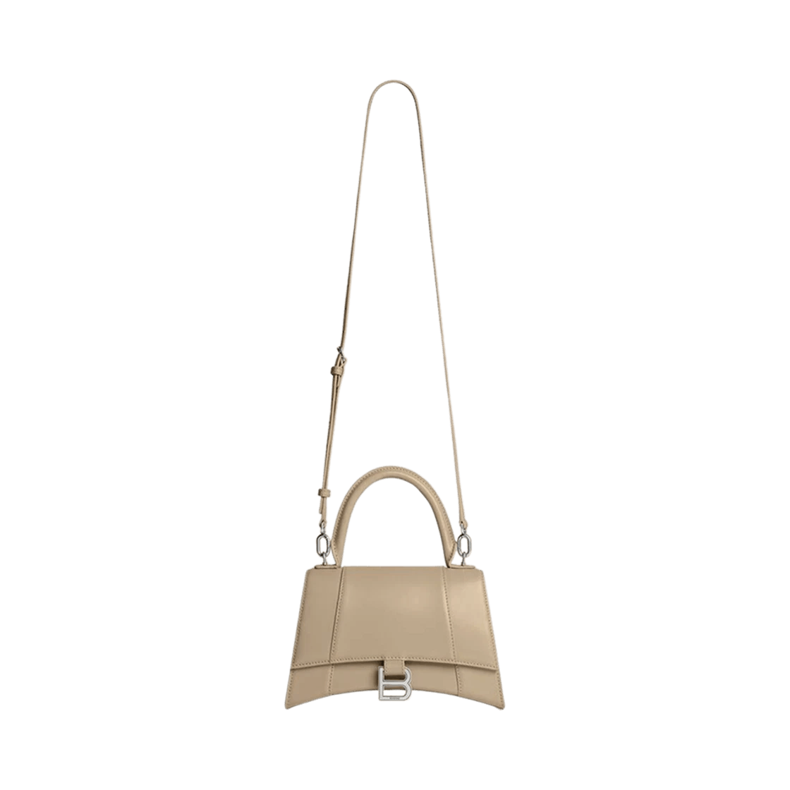 Balenciaga o1la1rc1a1225 Size: OS / Hourglass Handbag Small in Beige Size ONE SIZE - 4 Thumbnail