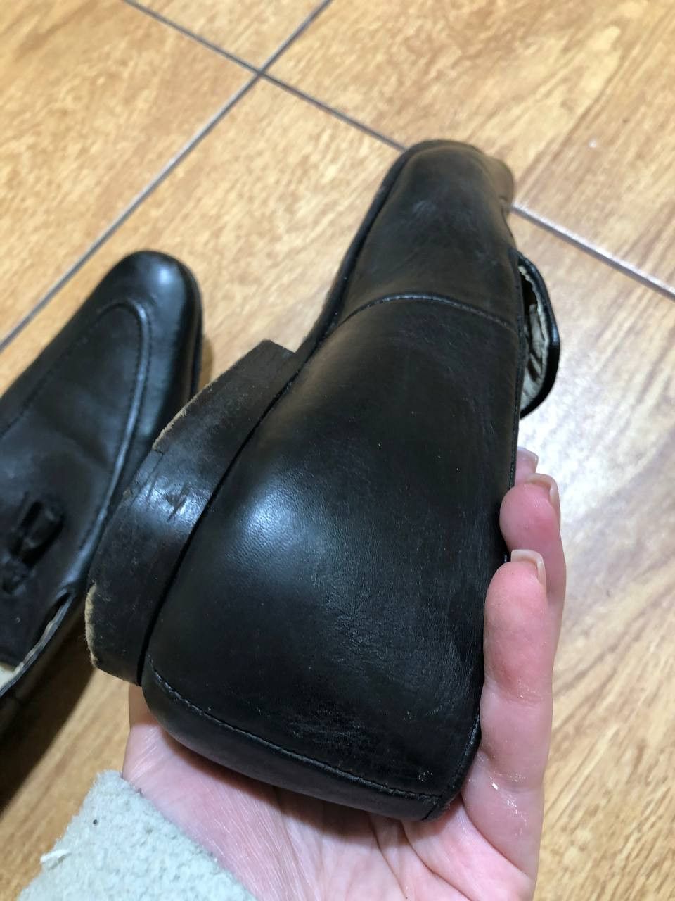 Burberry Burberry Black Leather Driver Moccasin Loafer Mens Shoes Size US 12 / EU 45 - 10 Thumbnail