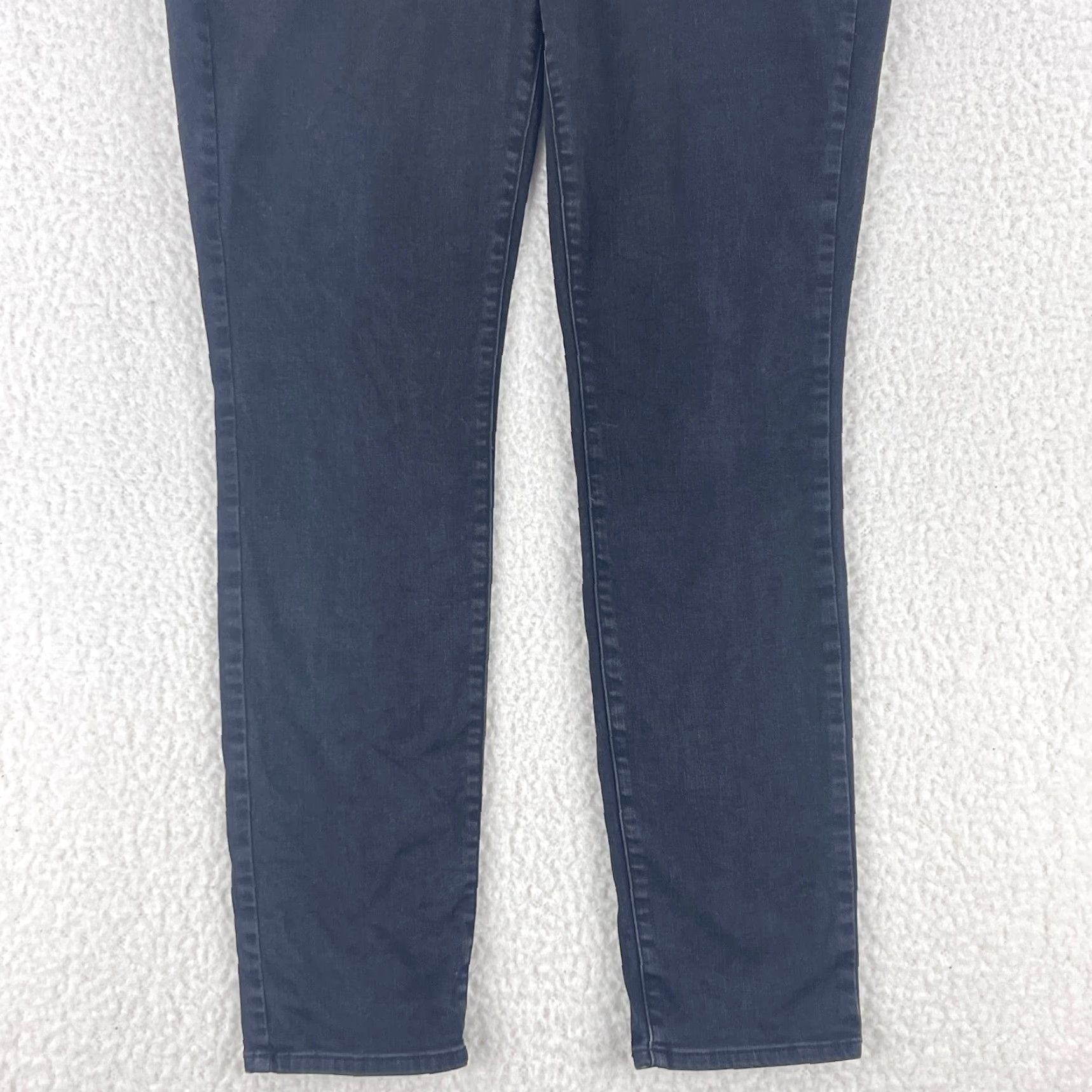 NYDJ NYDJ Jeans Womens Size 12 Black Denim Straight Leg Mid-Rise 5-Pocket Casual Regular 29in Inseam City USA Size 34" / US 12 / IT 48 - 3 Thumbnail