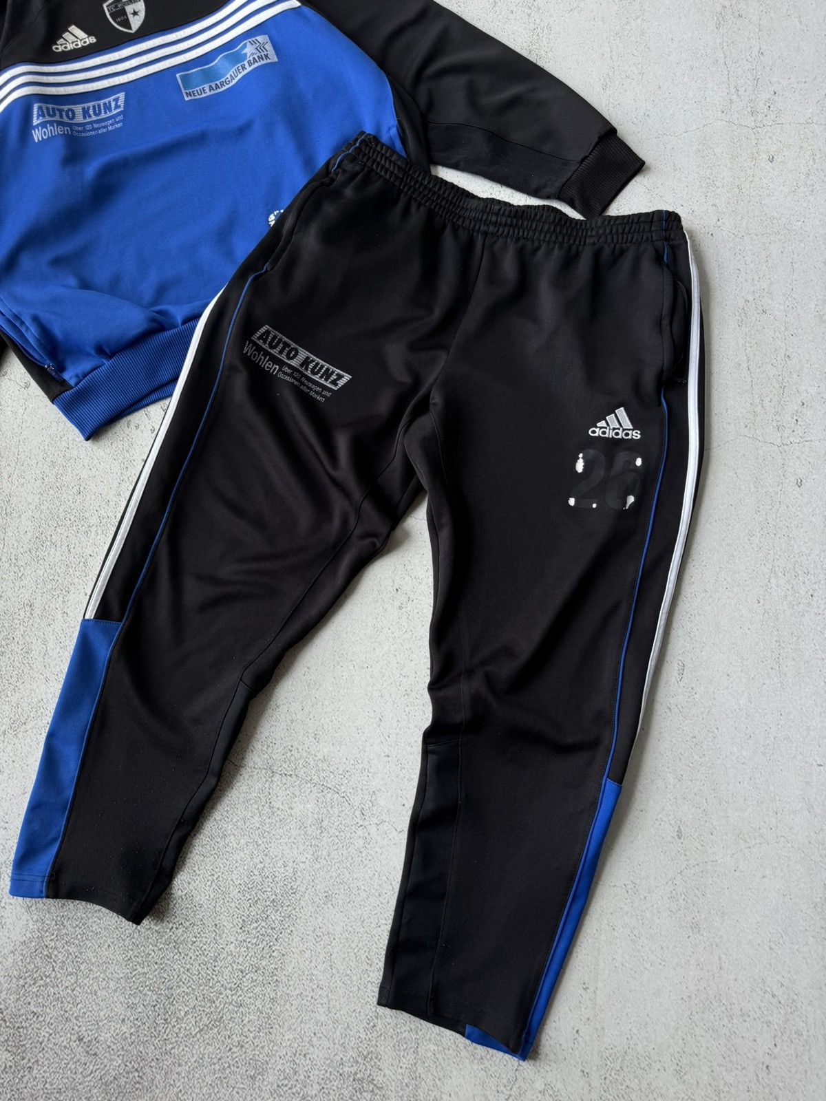 Adidas × Vintage Adidas FC Wohlen 26 Vintage Football Sport Suit Size US L / EU 52-54 / 3 - 3 Thumbnail