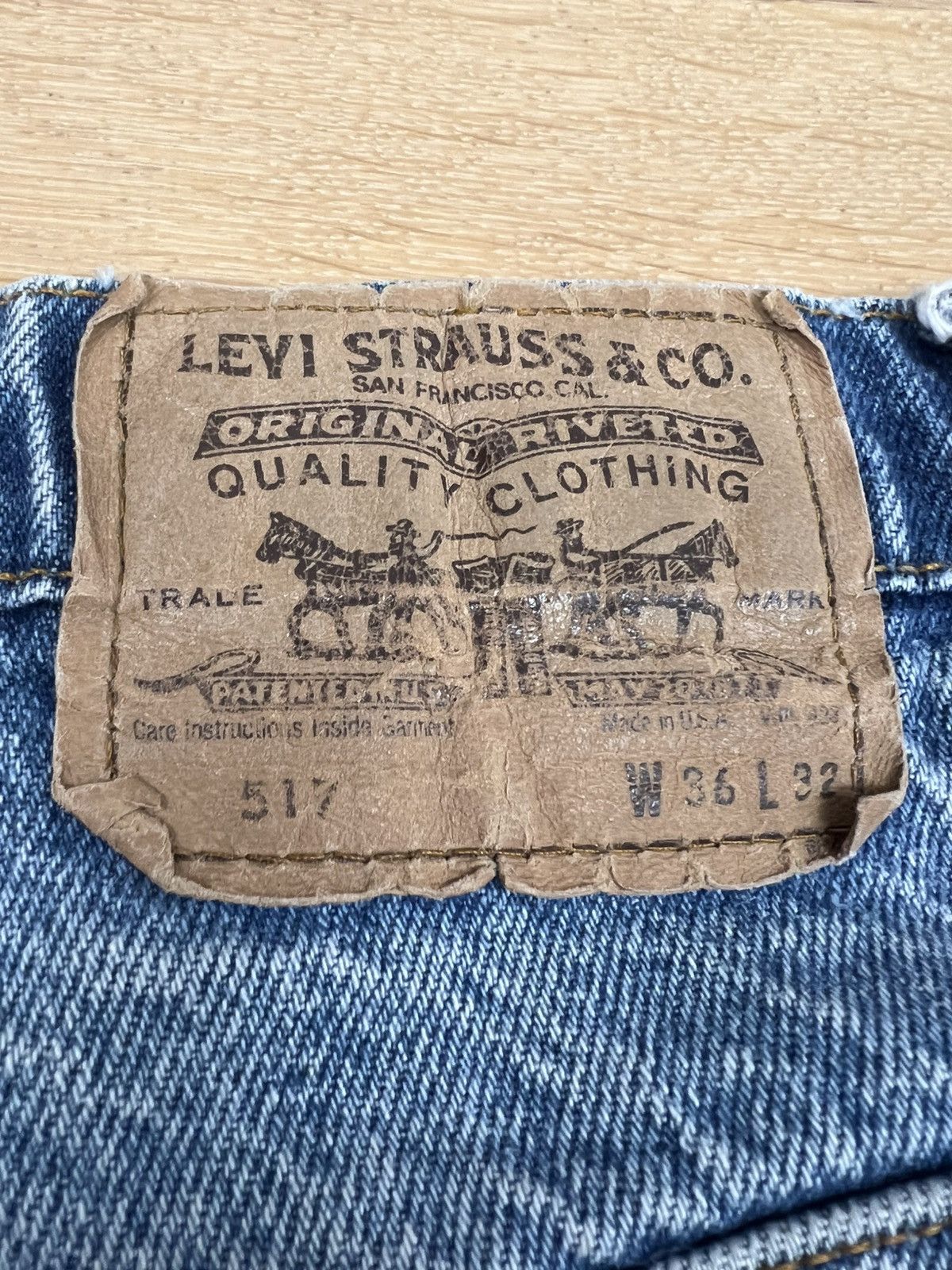 Levi's 517 ORANGE TAB LEVI'S DENIM Size US 34 / EU 50 - 5 Thumbnail
