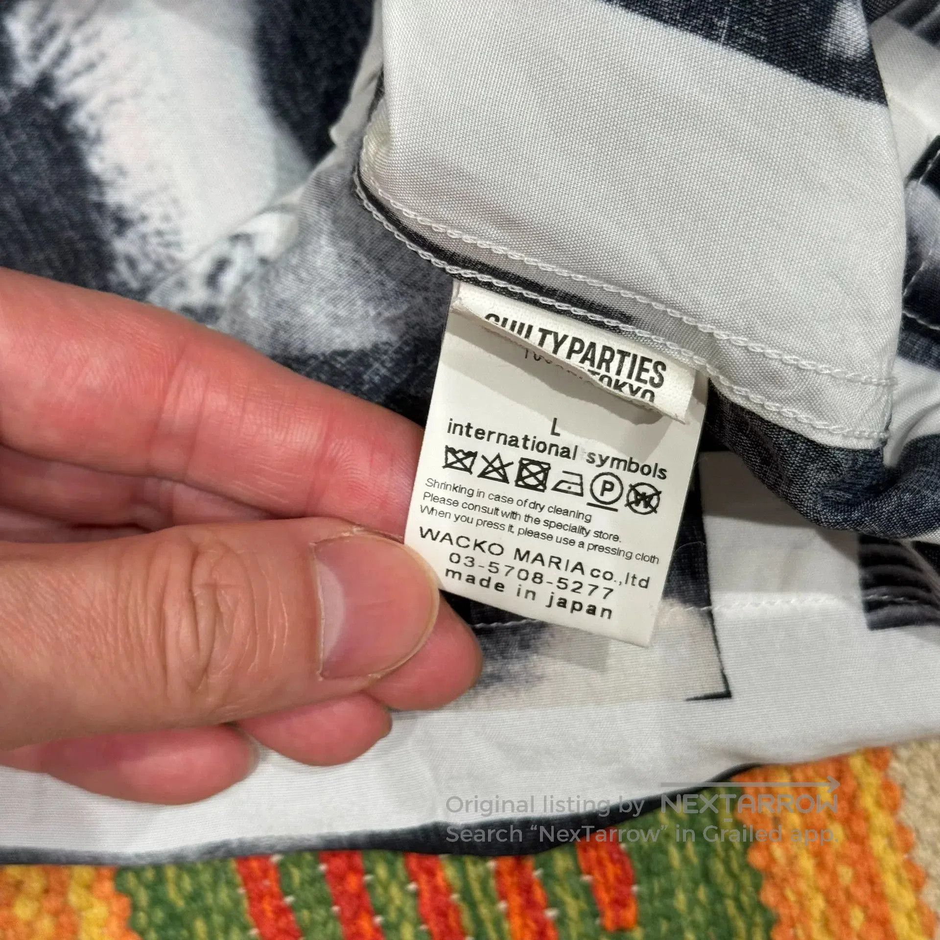 Wacko Maria wacko maria aloha shirt black and white. Size US L / EU 52-54 / 3 - 7 Thumbnail