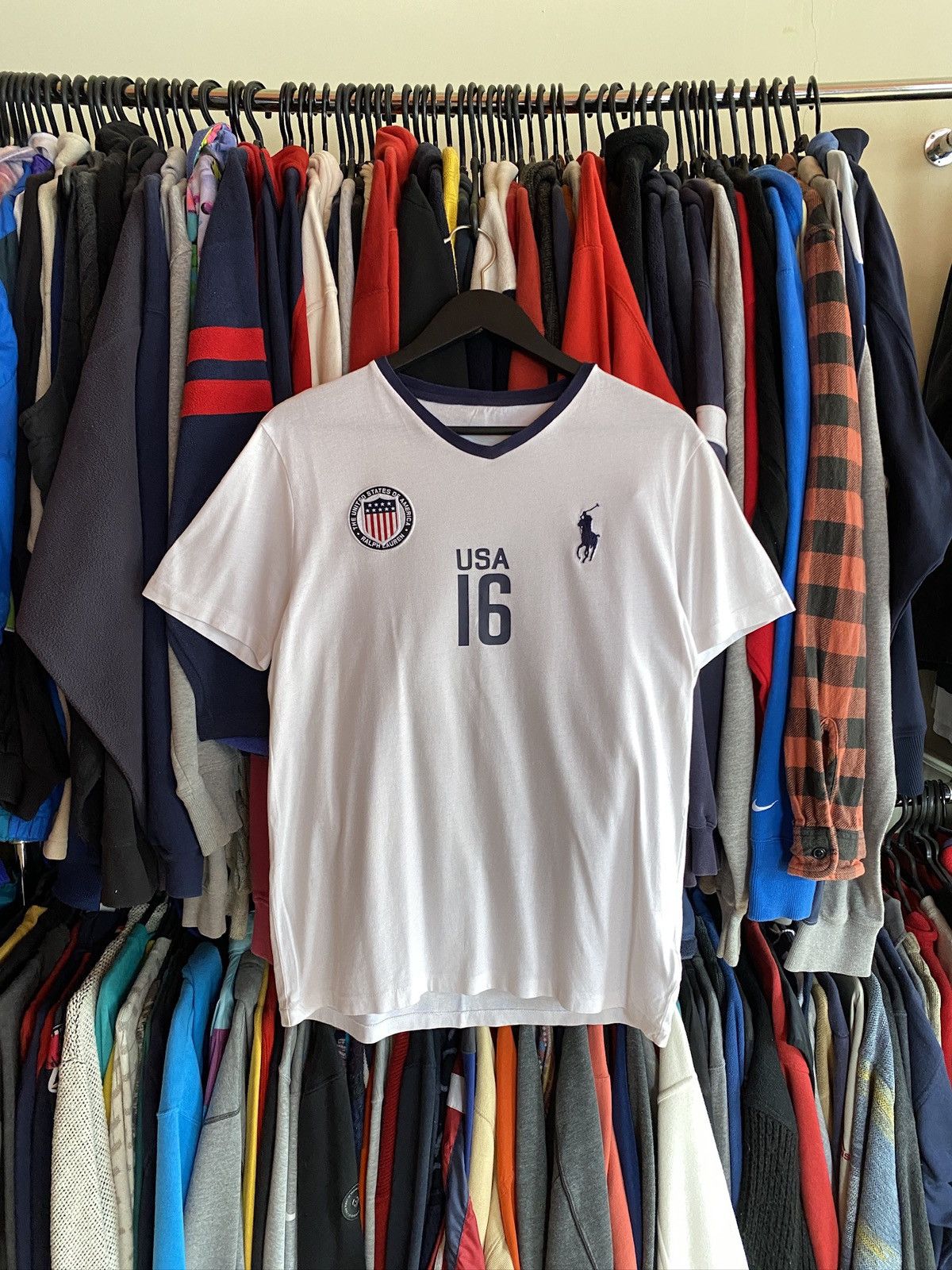 Polo Ralph Lauren POLO RALPH LAUREN USA T-SHIRT Y2k Size US M / EU 48-50 / 2 - 1 Thumbnail