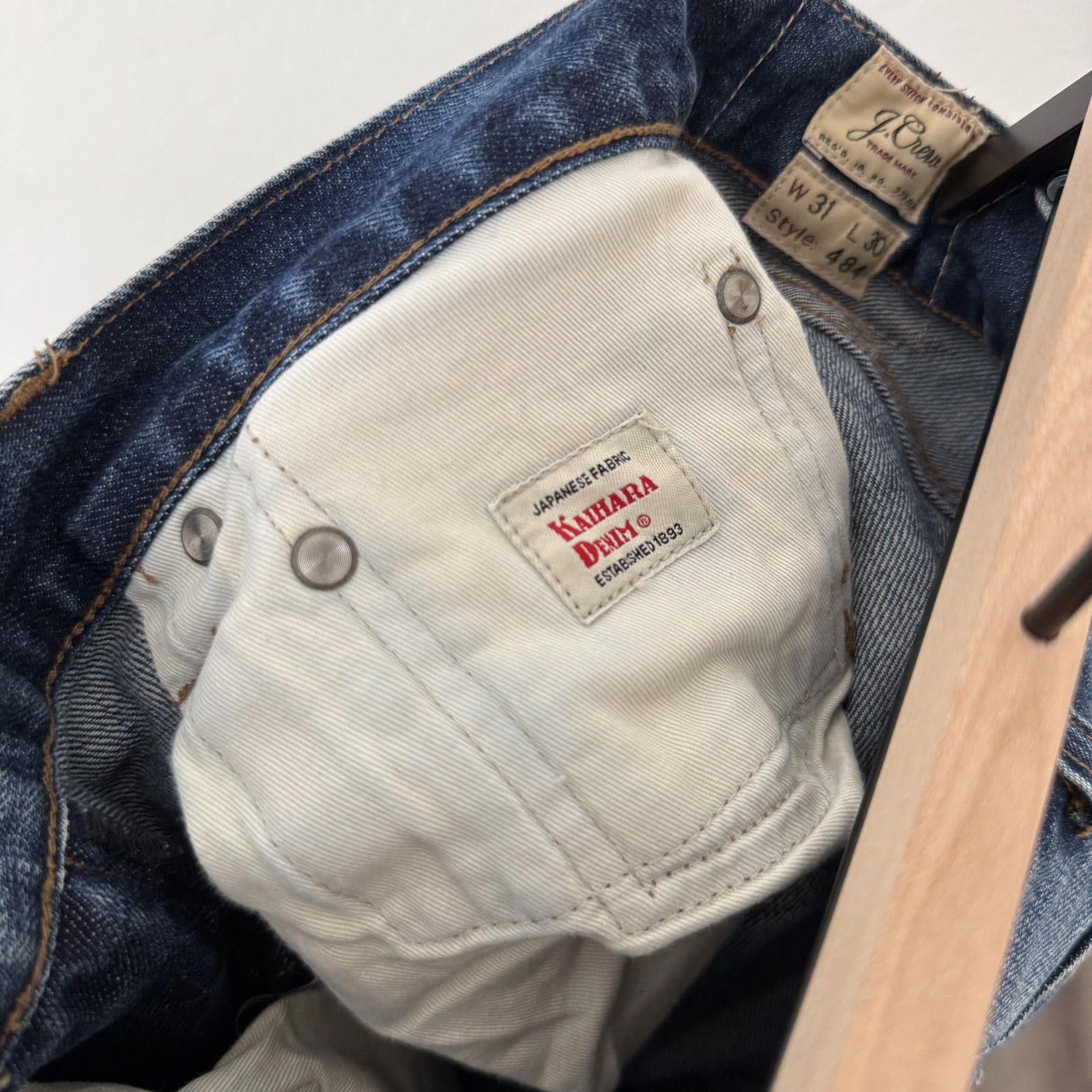 J.Crew J-Crew Jeans Men's 31/30 Blue Style 484 Size US 30 / EU 46 - 3 Thumbnail