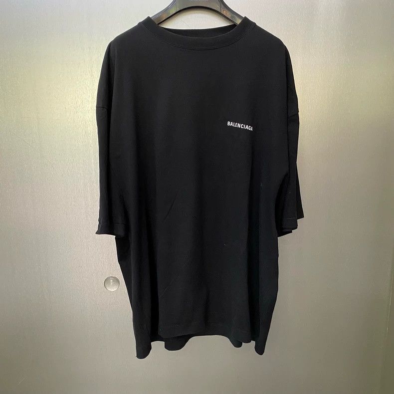 Balenciaga Balenciaga Short Sleeve Defile Back Logo Retro Sports Logo Size US S / EU 44-46 / 1 - 1 Thumbnail