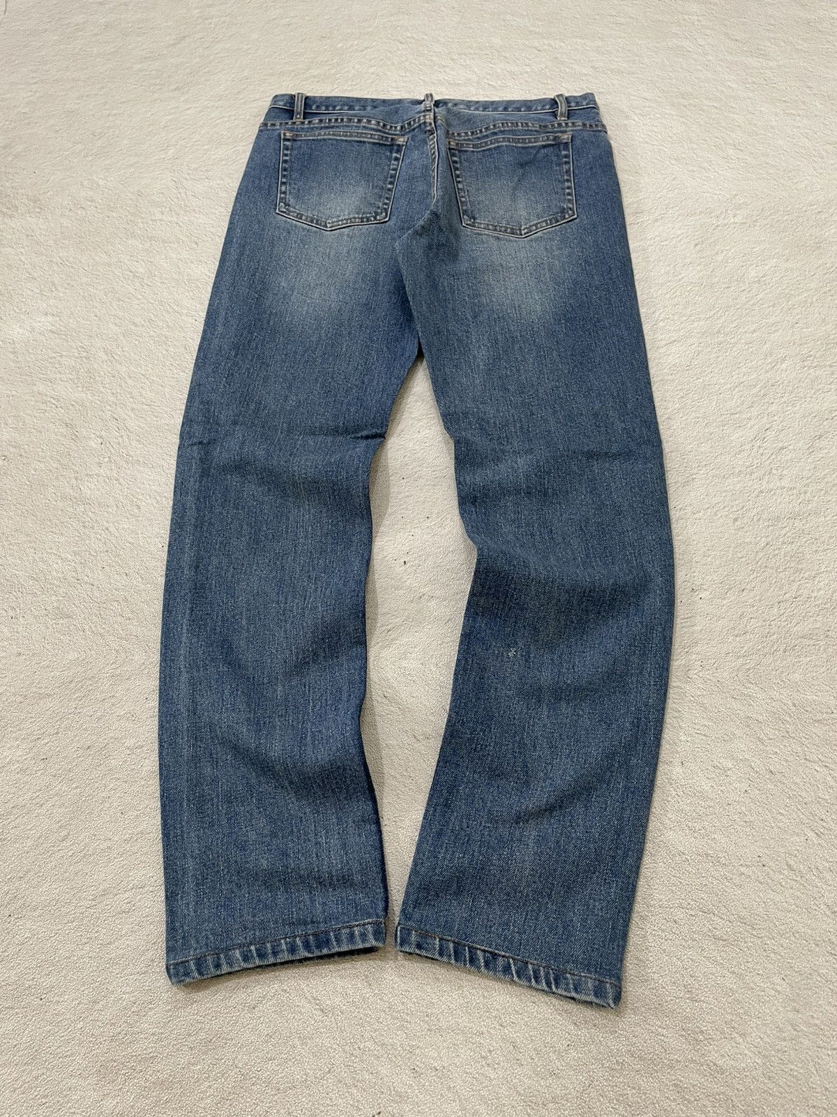 A.P.C. 2000s APC Japan Denim Light Blue Jeans Y2K Size US 31 - 8 Thumbnail