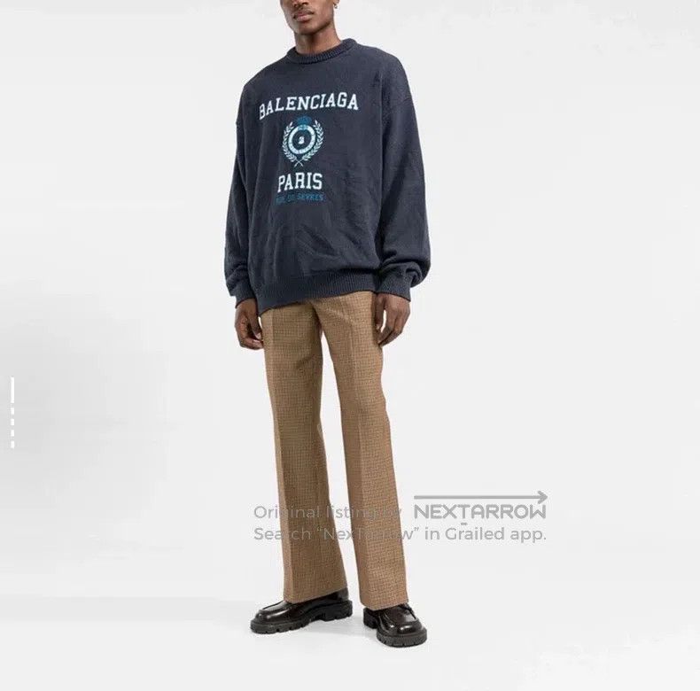 Balenciaga Balenciaga Crown wheat ear printed Logo college emblem pat Size US M / EU 48-50 / 2 - 8 Thumbnail