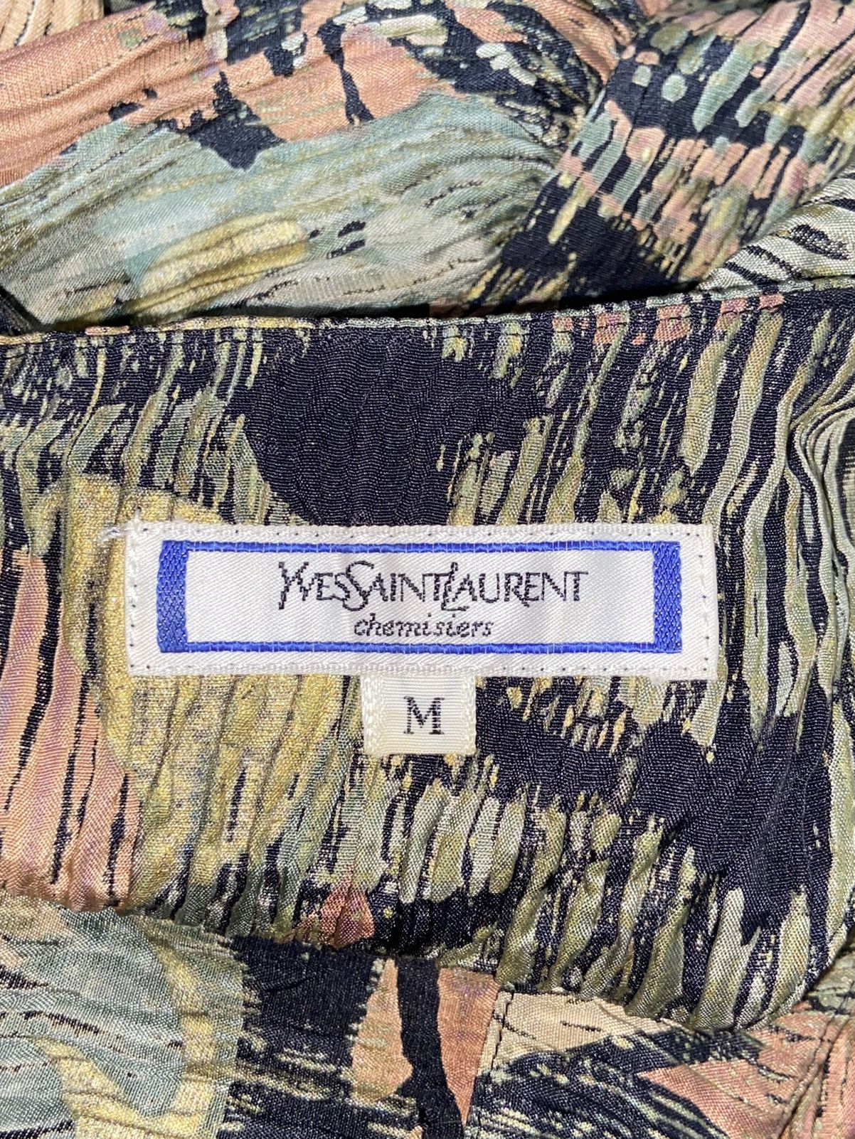 Yves Saint Laurent YVES SAINT LAURENT Motive Blouse Size S / US 4 / IT 40 - 6 Thumbnail
