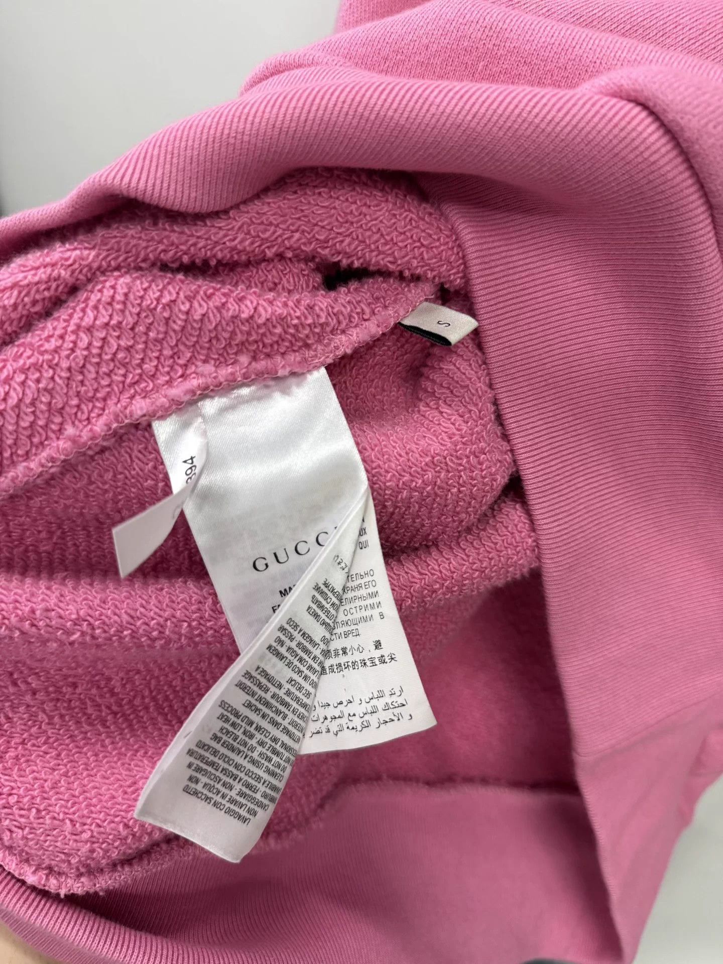 Gucci Gucci Planet Heavy Embroidery Pink Hoodie S Size S / US 4 / IT 40 - 5 Thumbnail
