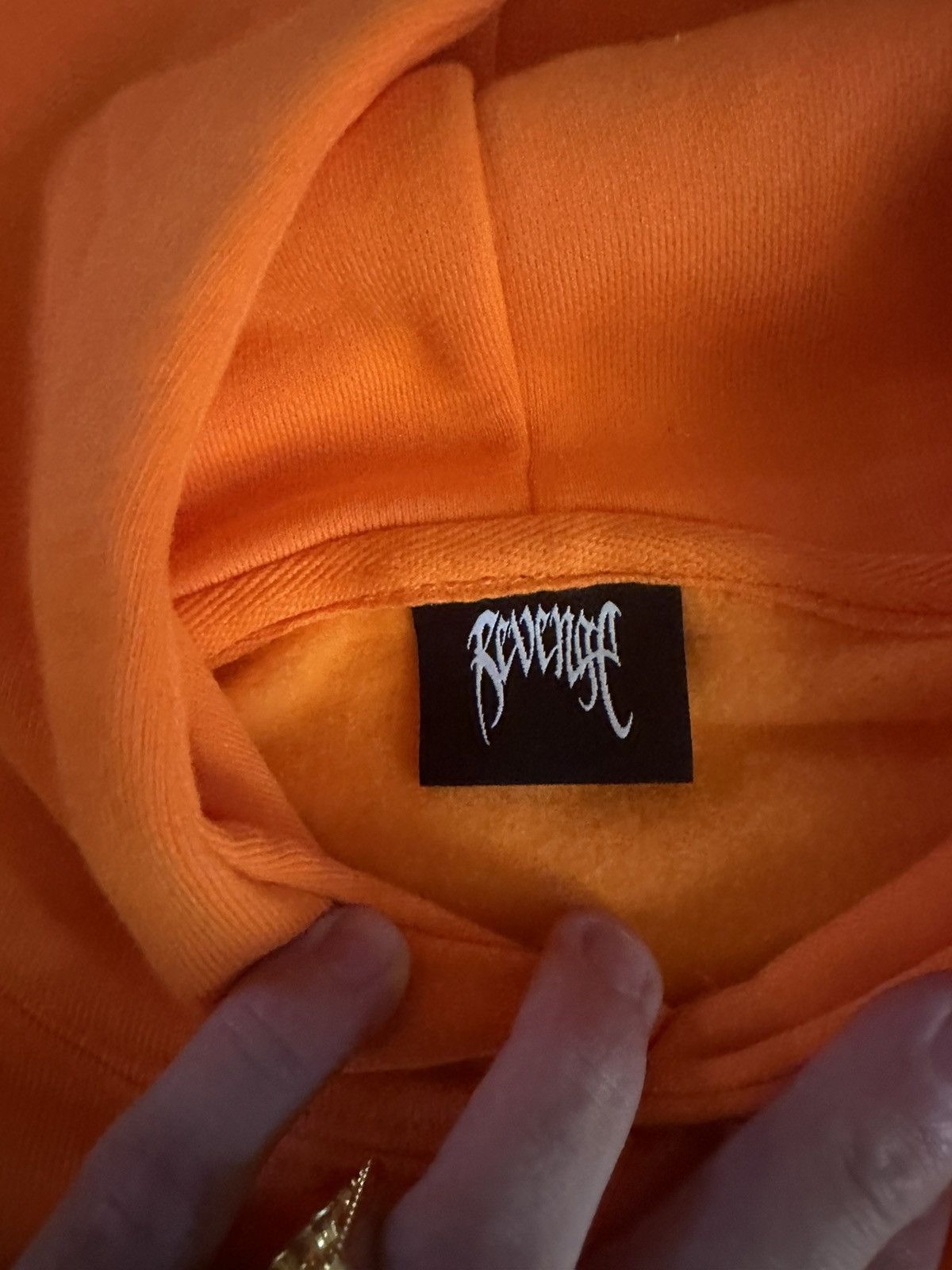 Revenge Revenge Orange Basic Hoodie Size US M / EU 48-50 / 2 - 2 Thumbnail