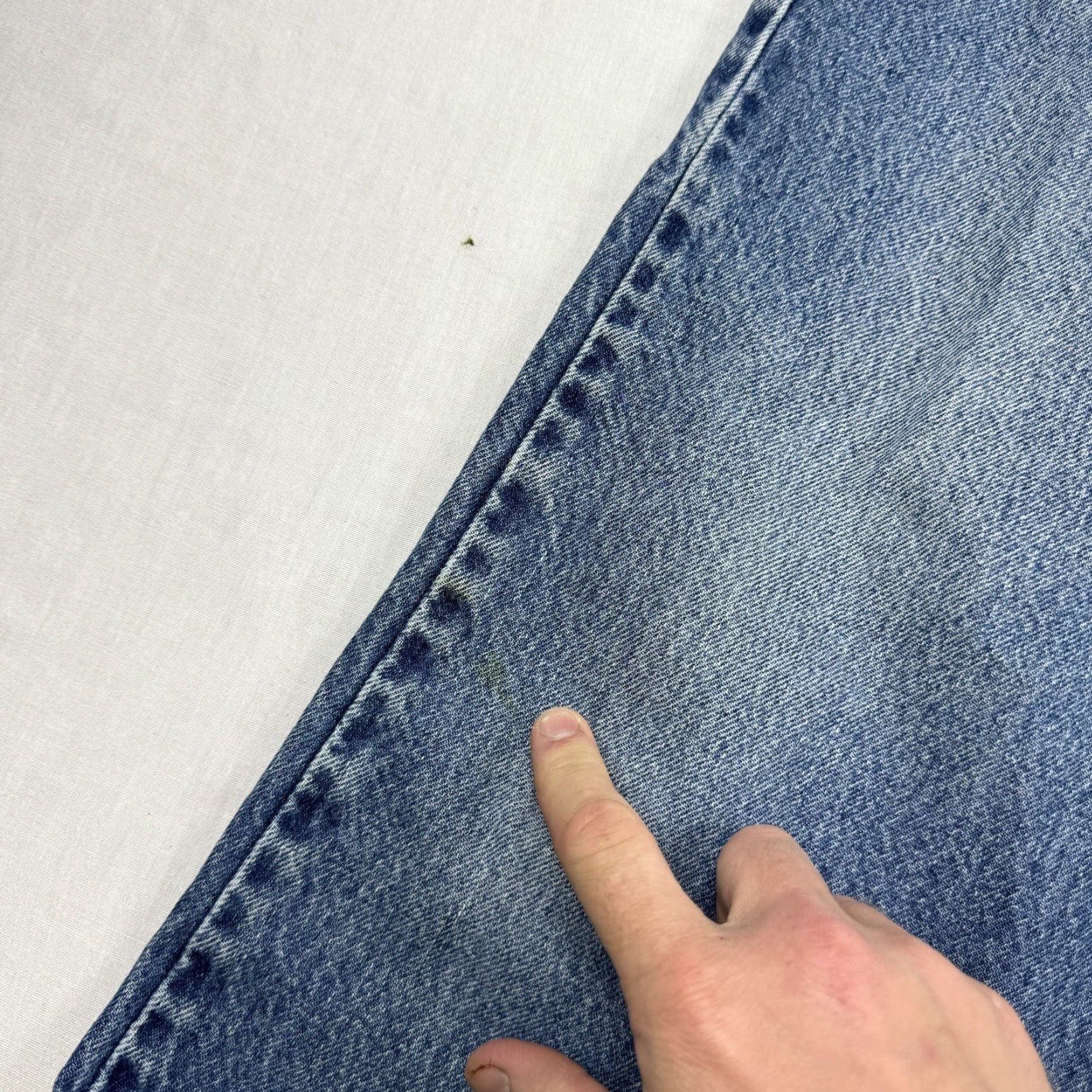Levi's VINTAGE Levi's 505 Jeans Men 38x30 Blue Regular Straight 90s Grunge, Denim, Zip Closure Size US 38 / EU 54 - 3 Thumbnail