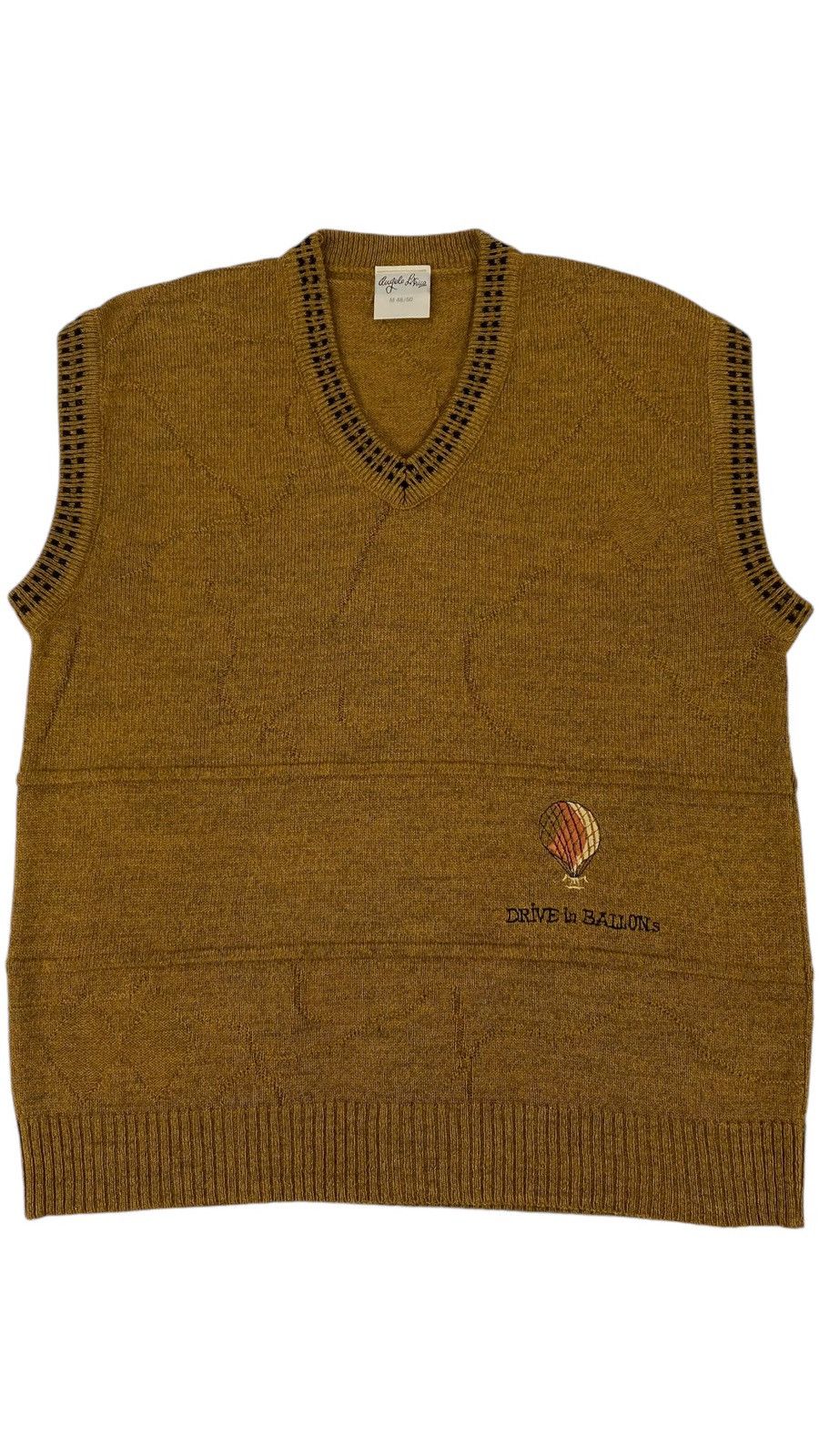 Vintage LASTDROP🔥 90s Drive In Balloons Cozy Abstract Vest Sweater Size US L / EU 52-54 / 3 - 1 Thumbnail