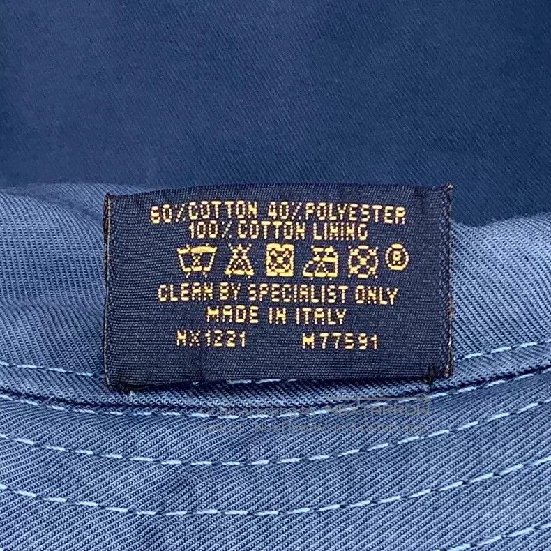 Louis Vuitton Louis Vuitton Blue logo dark print full-print cotton casua Size ONE SIZE - 9 Thumbnail