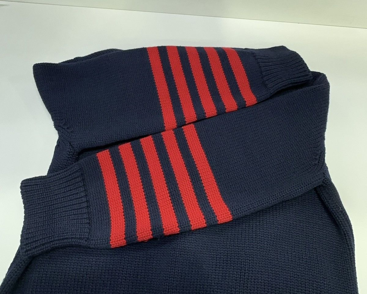 Burberry Burberry FW21 Striped Knit Sweater Navy Blue Size US S / EU 44-46 / 1 - 9 Thumbnail