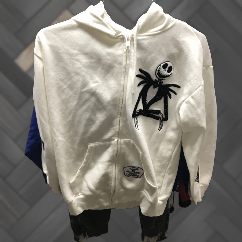 Disney Disney Nightmare Before Christmas Embroidered Full Zip Hoodie Women S Size S / US 4 / IT 40 - 1 Thumbnail