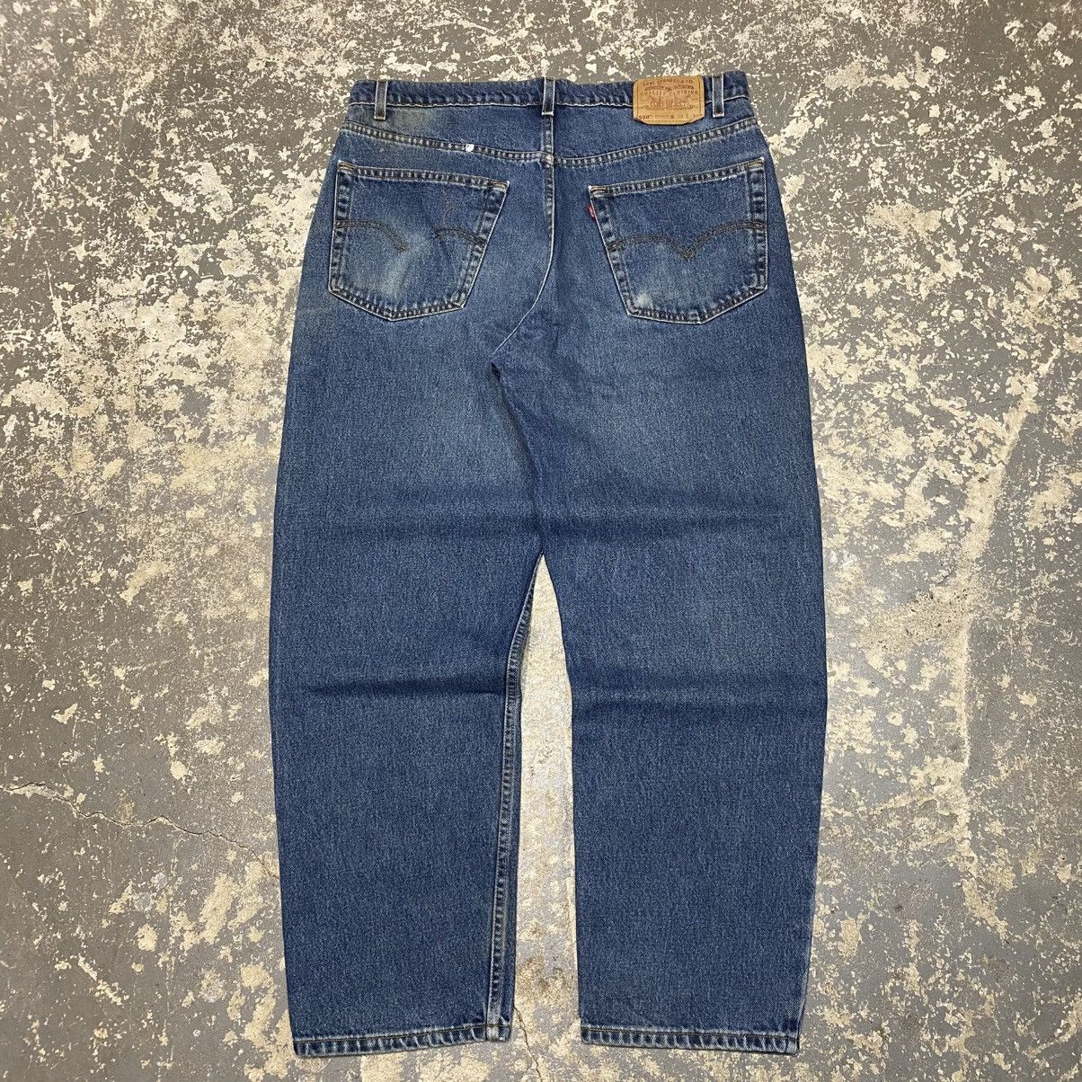 Japanese Brand × Levi's × Vintage Vintage Levi’s 550 Relaxed Fit Blue Denim Jeans 90s Size US 37 - 1 Thumbnail