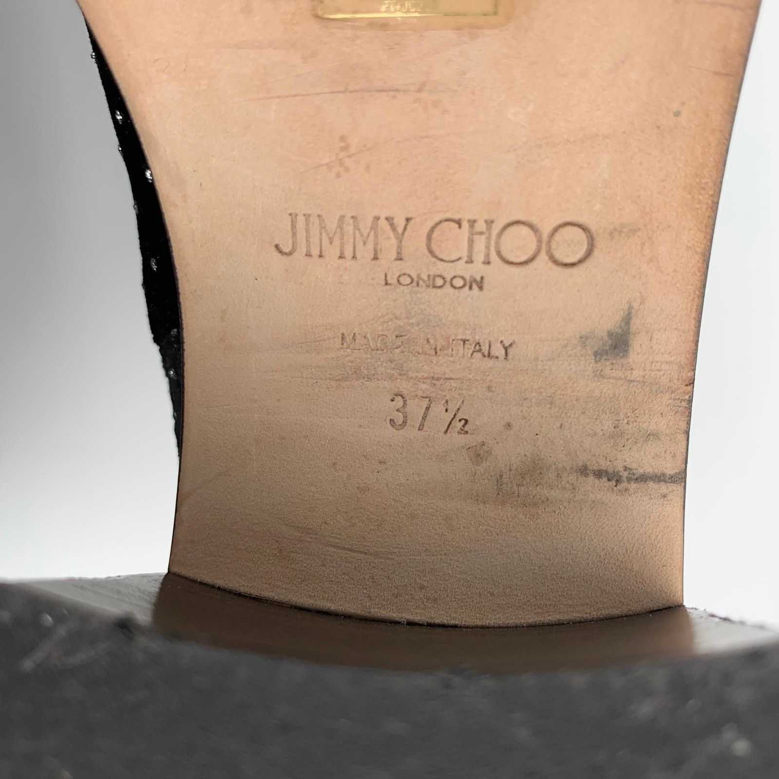 Jimmy Choo Jimmy Choo Merril Ankle Boots Black Crystals EU 37.5 US 7 Size US 7 / IT 37 - 9 Thumbnail