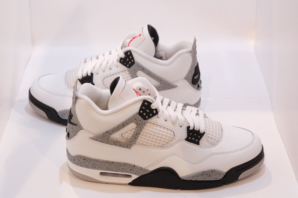 Jordan Brand Air Jordan 4 Retro OG 2025 White Cement BRAND NEW Size 10 Size US 10 / EU 43 - 8 Thumbnail