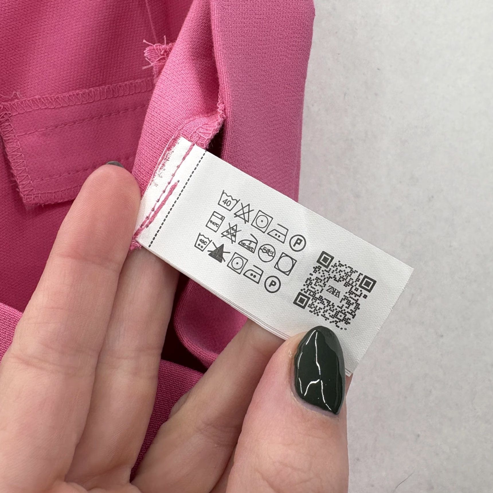 Zara Zara Pants Womens Large Pink Stretch Cotton Blend Dress Ankle Trousers Work NWT Size 36" / US 14 / IT 50 - 7 Thumbnail