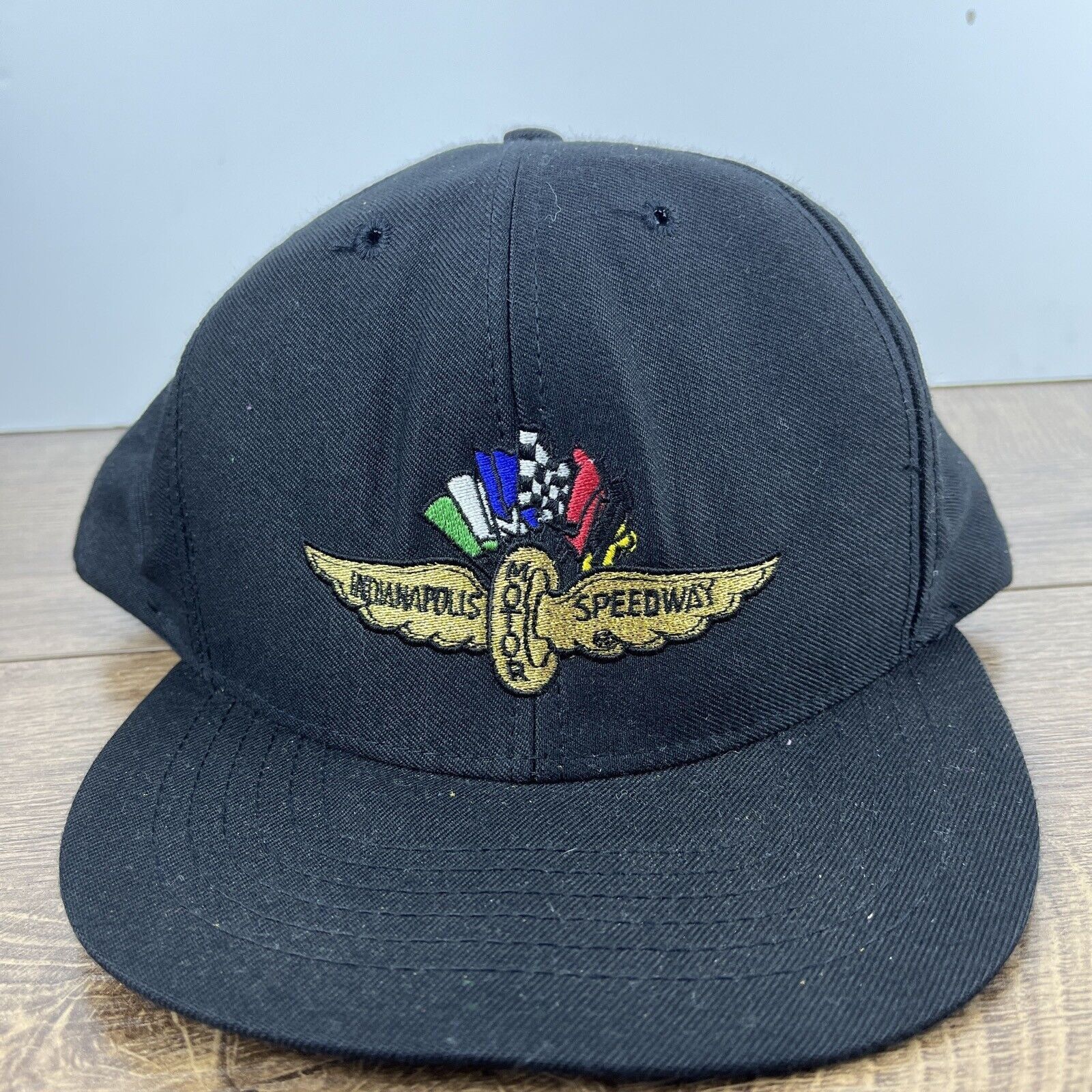 Other Indianapolis Motor Speedway Black Hat Snapback Adjustable Ad Size ONE SIZE - 2 Thumbnail
