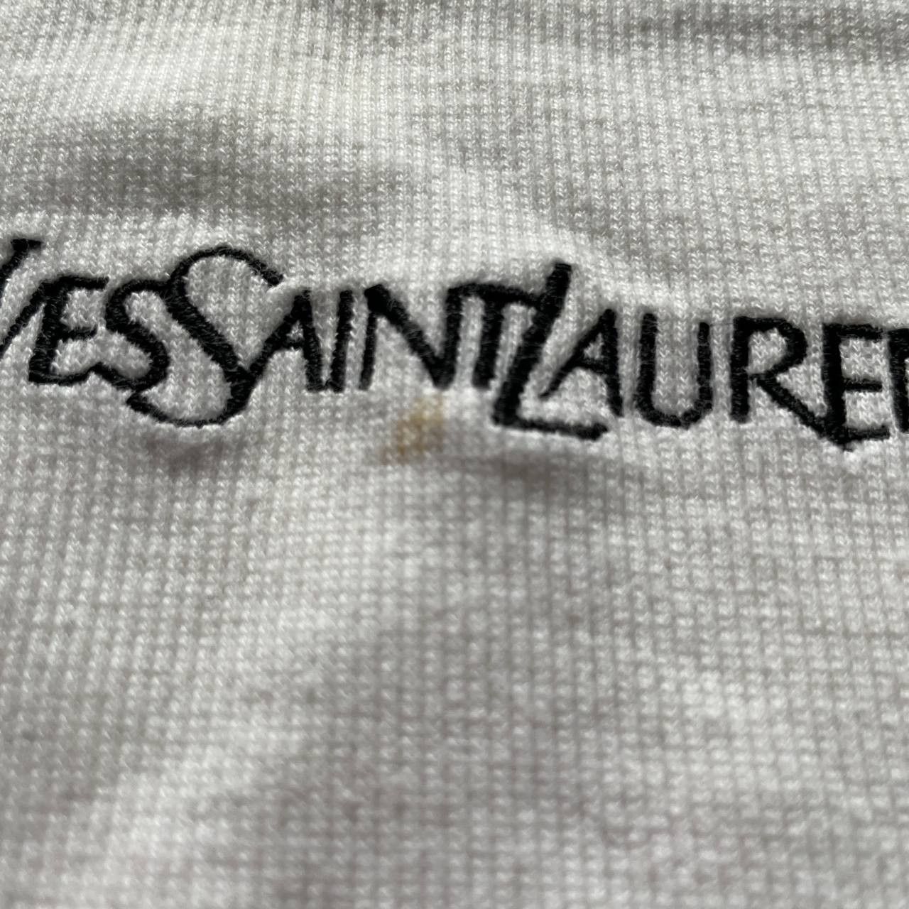 Yves Saint Laurent VINTAGE YVES SAINT LAURENT CENTRE LOGO TEE Size US XXL / EU 58 / 5 - 4 Thumbnail