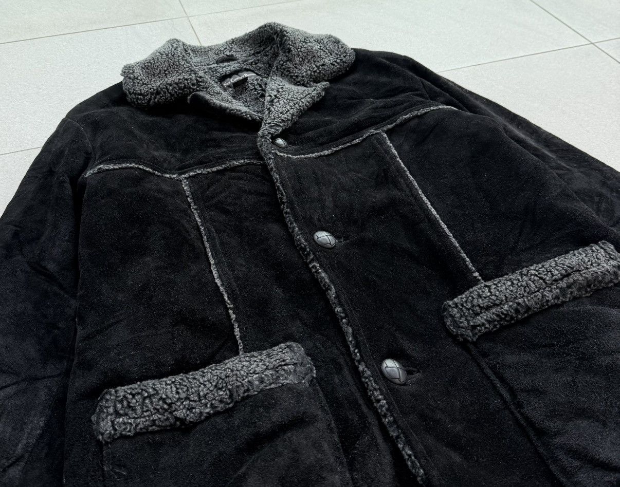 Vintage New Concept Broner Cow Leather Shearling Coat /Jacket Winter Size US M / EU 48-50 / 2 - 3 Thumbnail