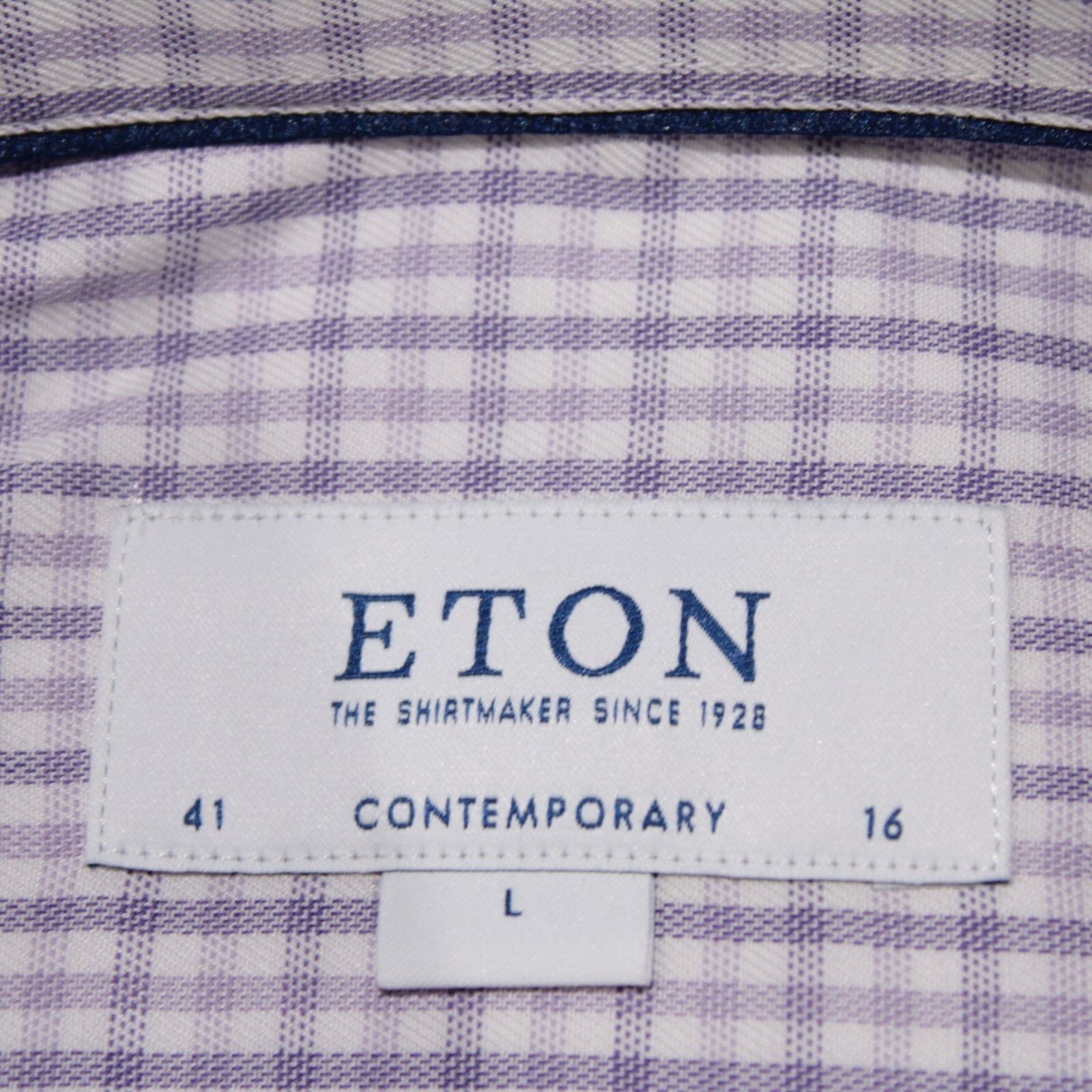 Eton Eton New with tags Shirt Size L US In Purple Size US L / EU 52-54 / 3 - 8 Thumbnail