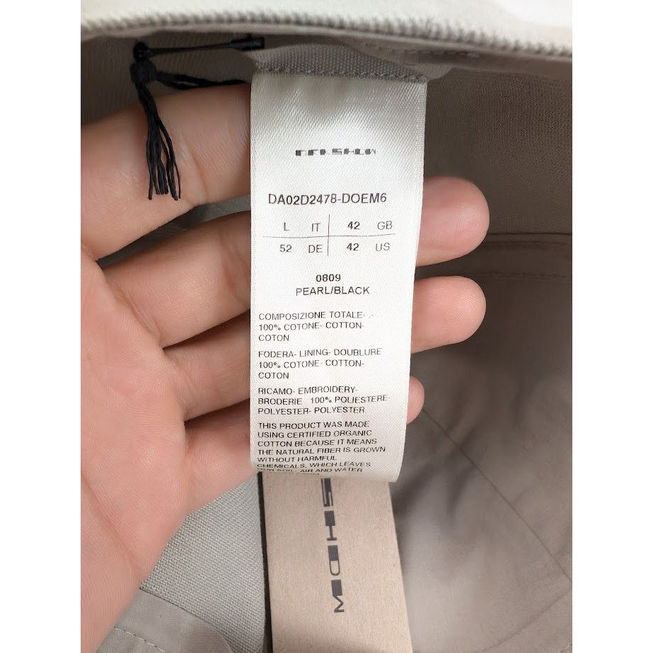 Rick Owens o1rshd1 Size: L / Baseball Cap / Hat in Pearl/Black Size ONE SIZE - 14 Thumbnail