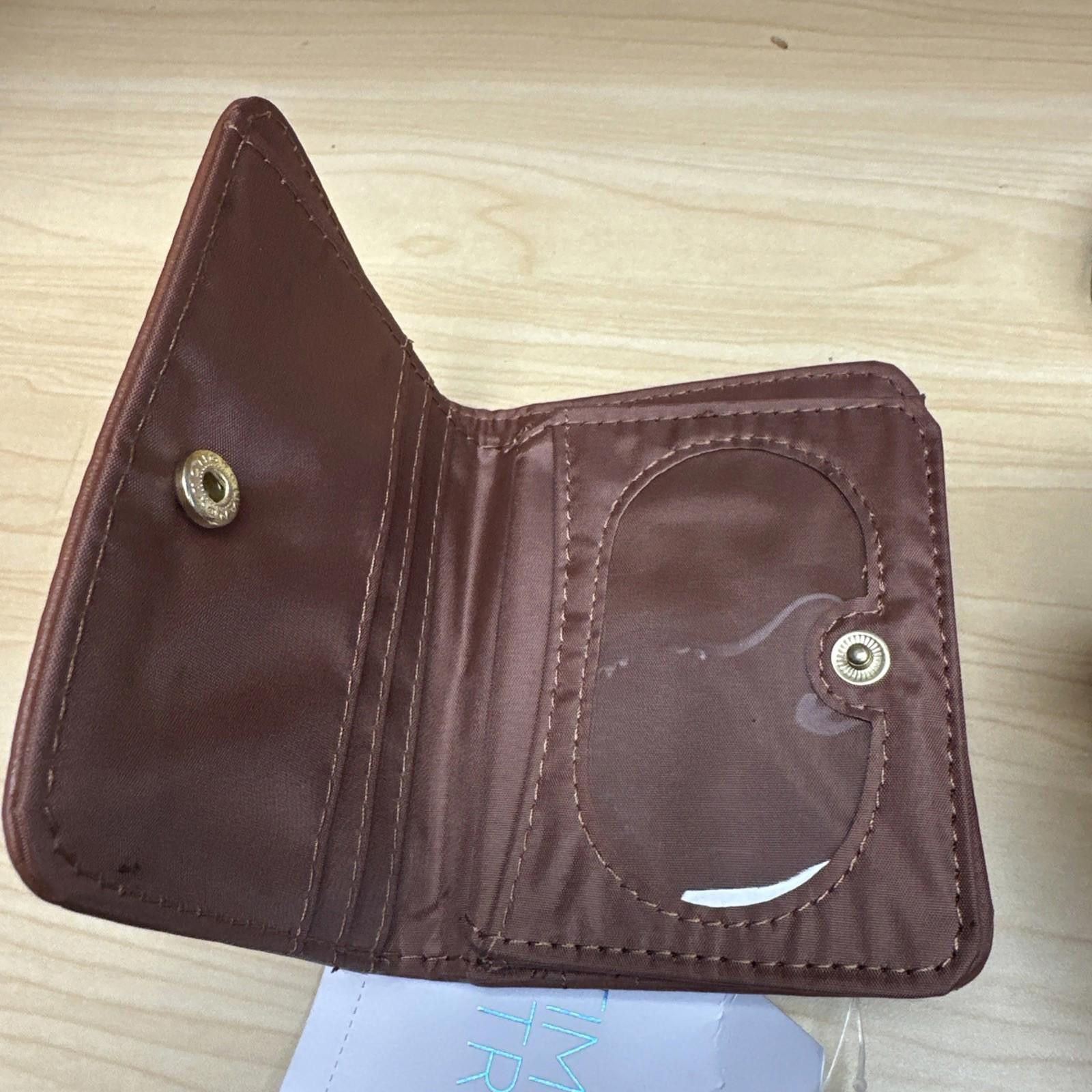 Other Time And Tru Brown faux Leather Twofold Wallet New Size ONE SIZE - 3 Thumbnail