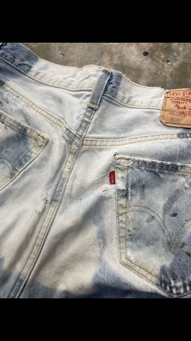 Levi's × Vintage Levi’s Thrashed 505 Jeans Size US 34 / EU 50 - 7 Thumbnail